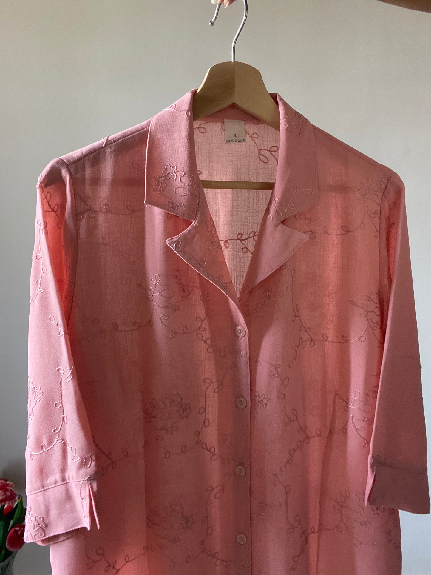 All Over Embroidered Vintage Shirt