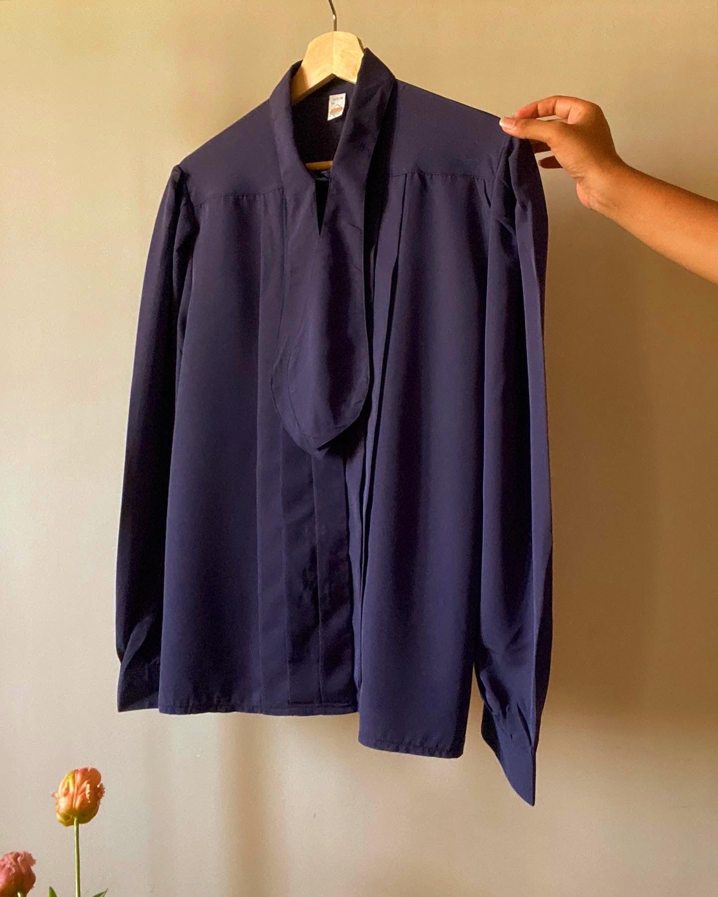 Vintage Korean Collar Semi Formal Shirt