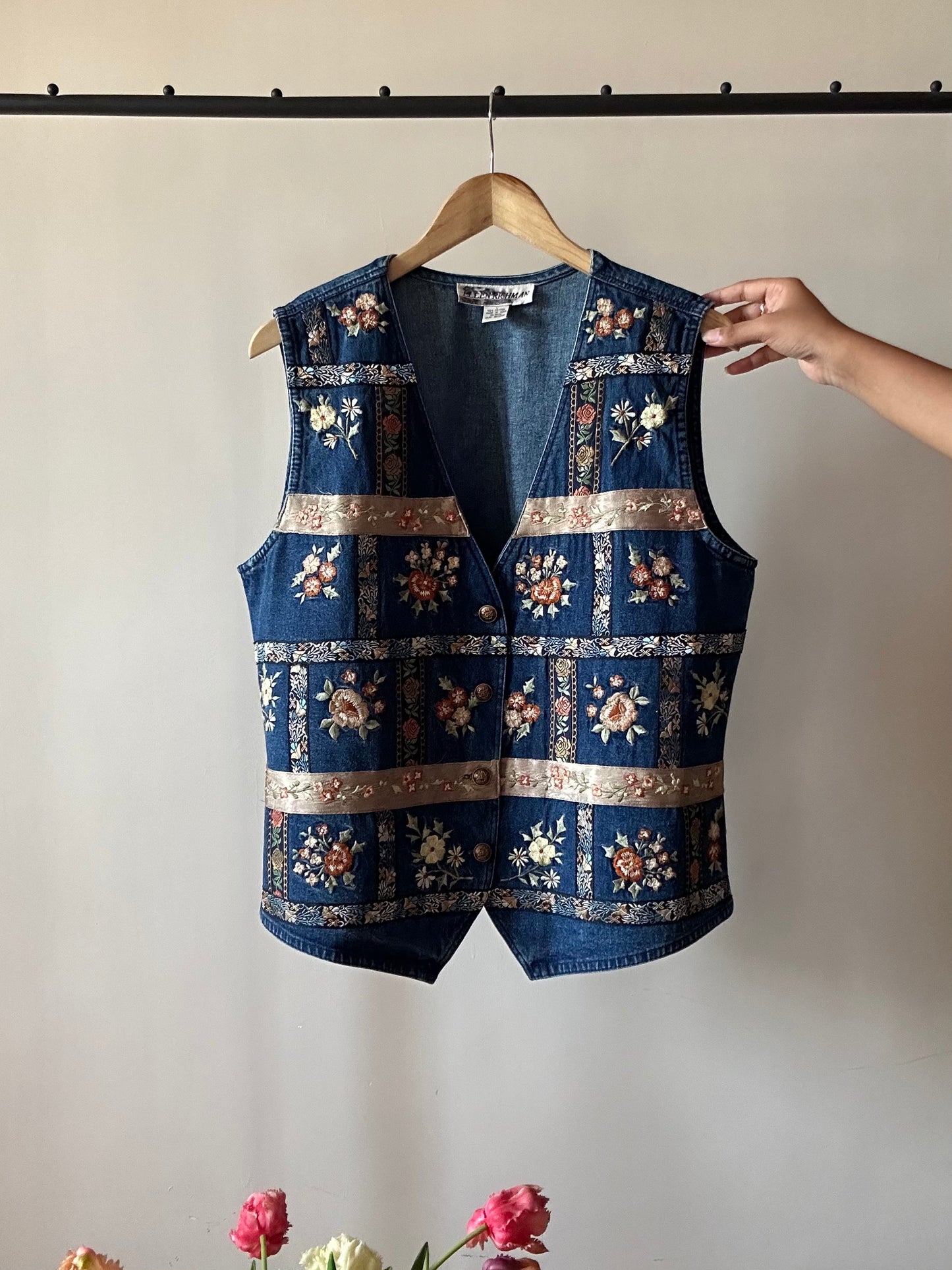 Vintage Ellen Richman Denim Vest