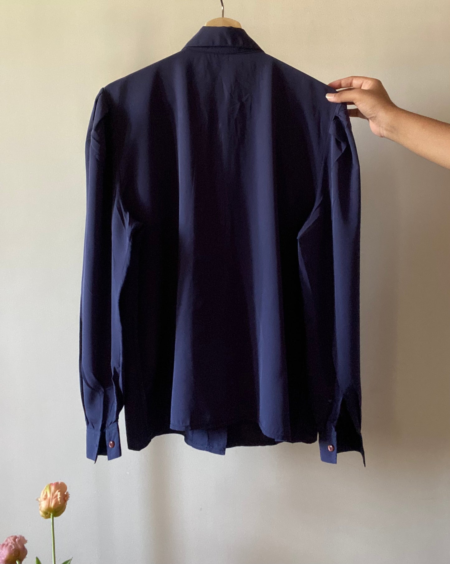 Vintage Korean Collar Semi Formal Shirt
