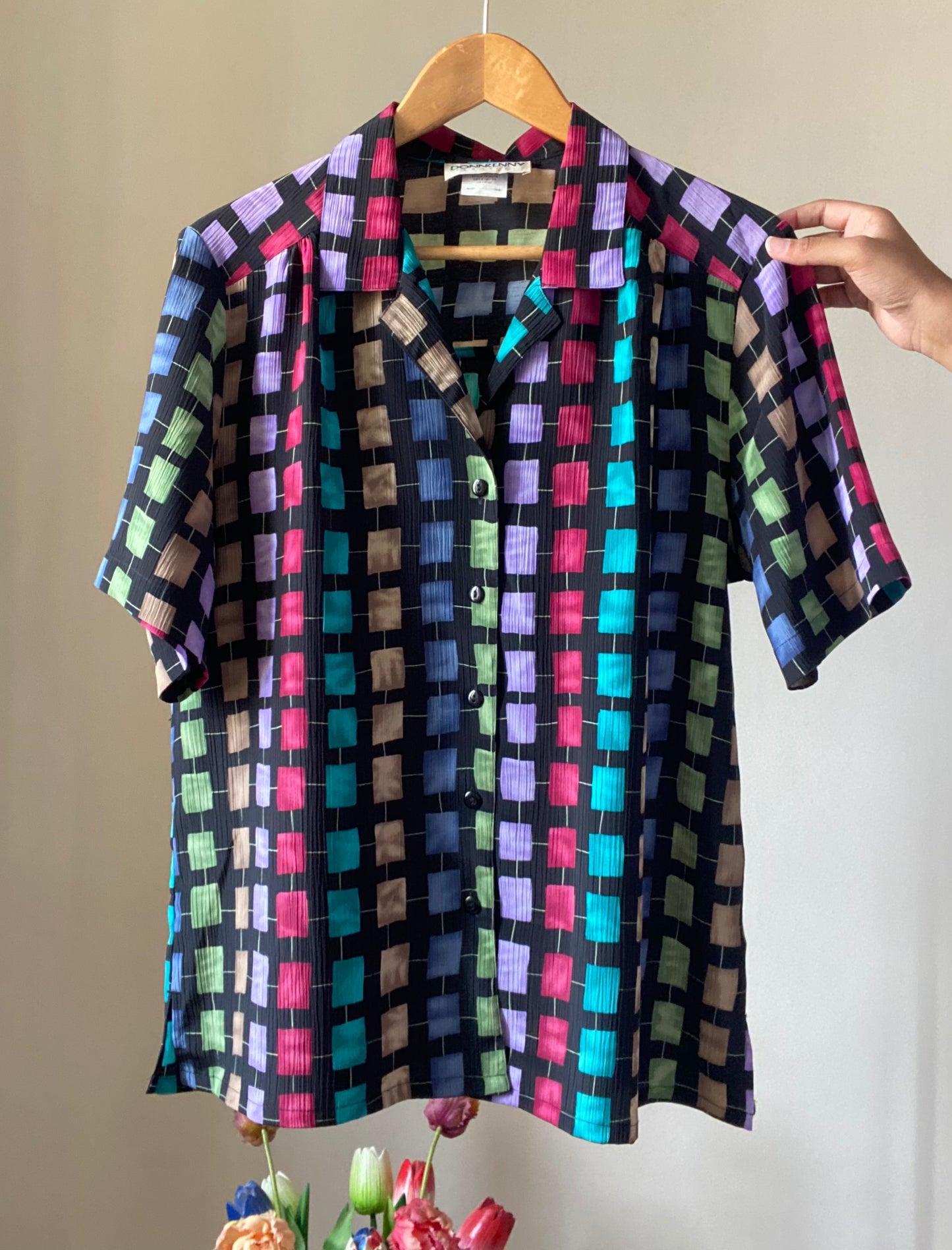 Colour Block Vintage Shirt