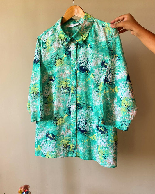 Abstract Breckenridge Textured Vintage Shirt