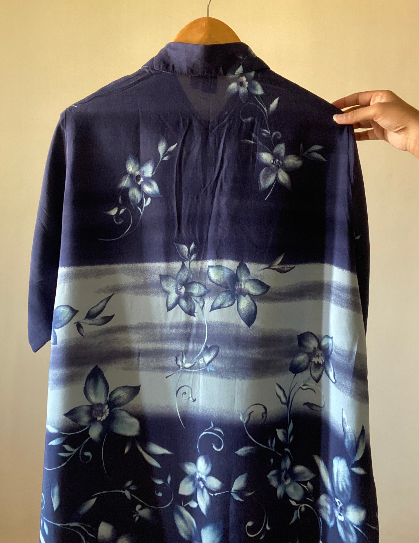 Blue Floral Vintage Shirt