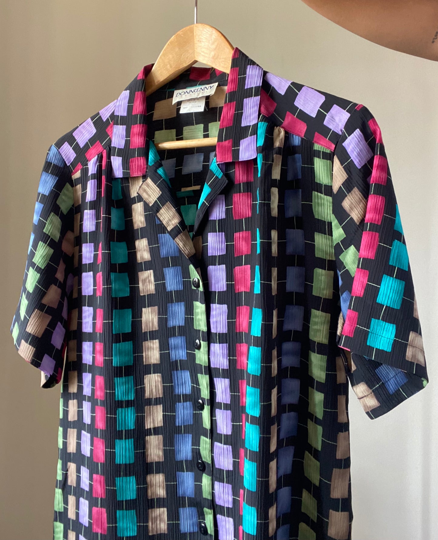 Colour Block Vintage Shirt