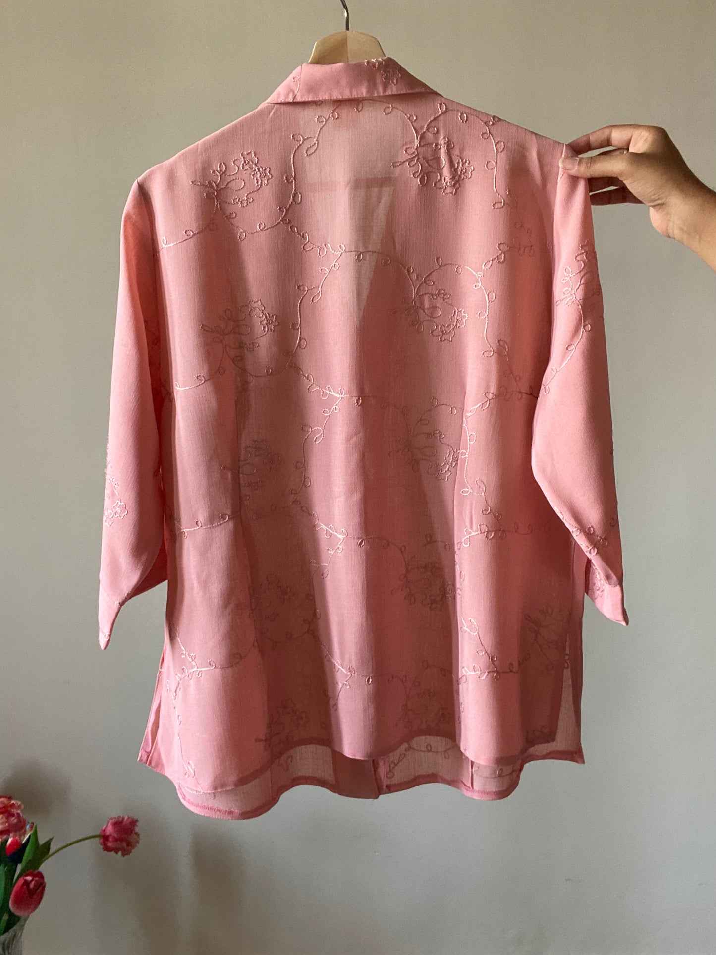 All Over Embroidered Vintage Shirt