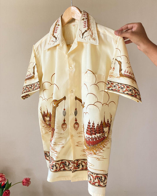 Chinese Boat Race Inspired Vintage Shirt