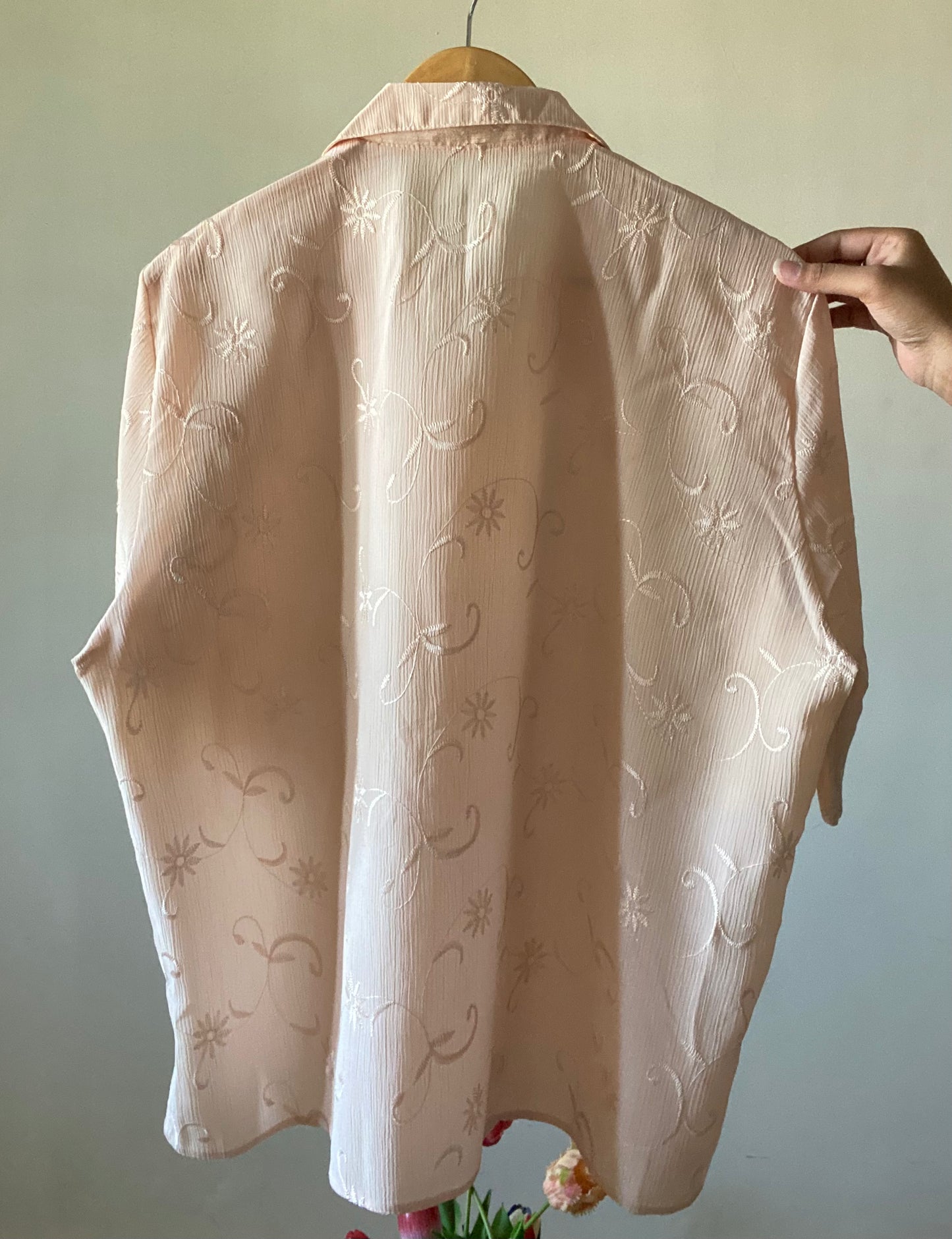 All Over Embroidered Vintage Shirt