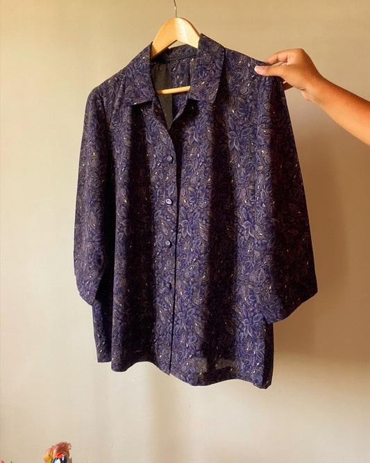 Abstract Ethnic Print Vintage Shirt