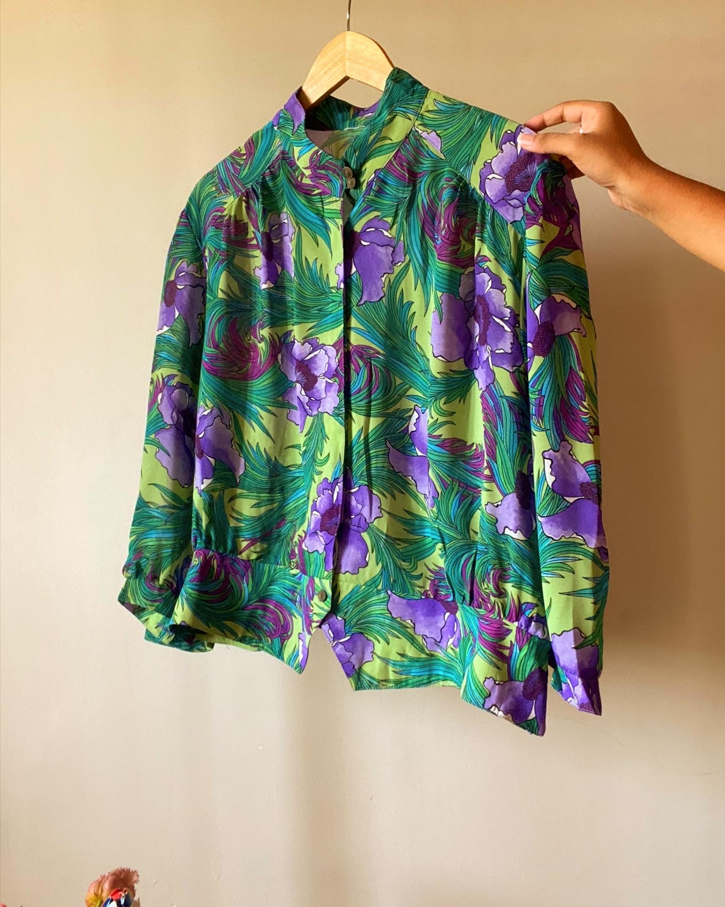 Vintage Victorian Floral Shirt