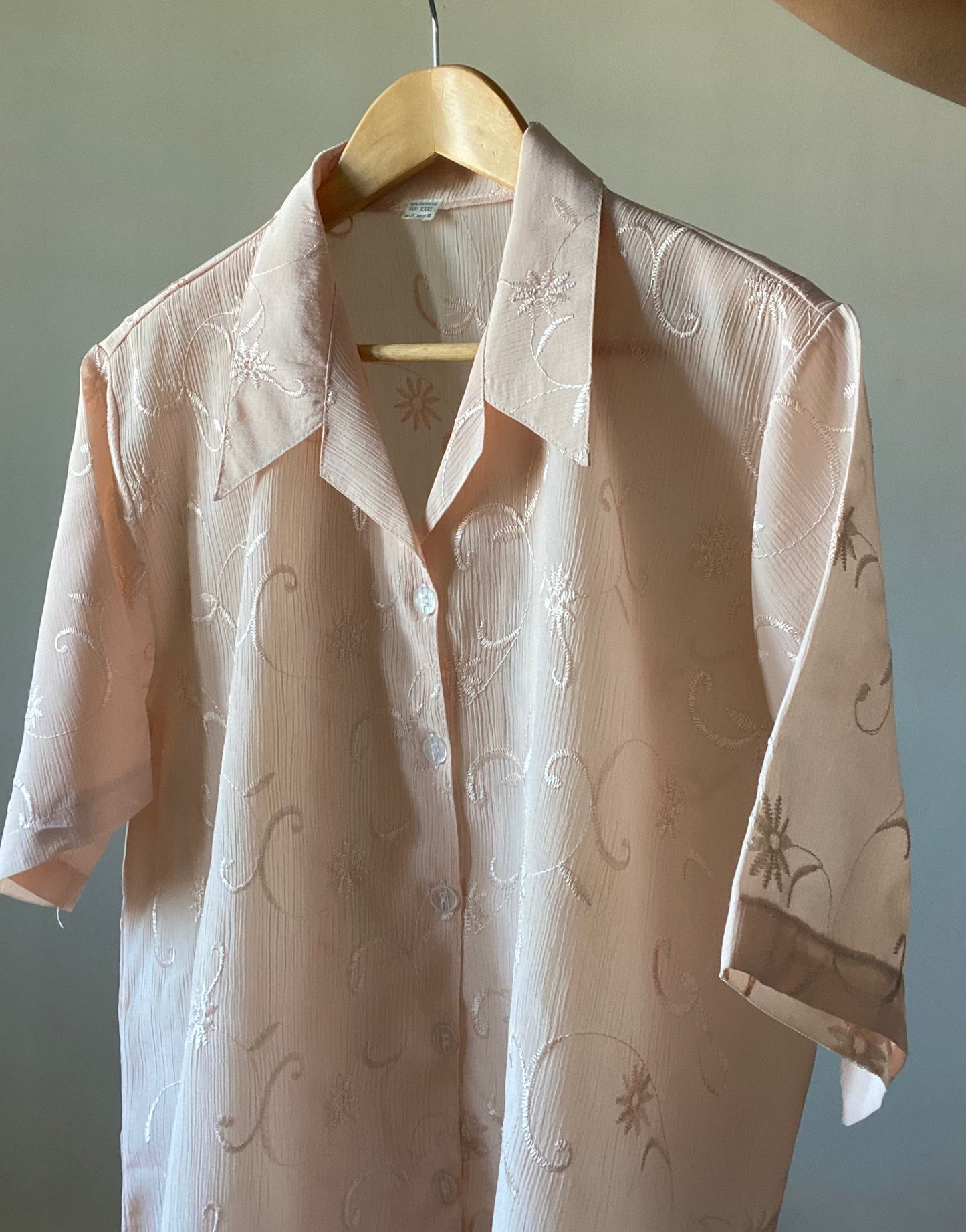 All Over Embroidered Vintage Shirt