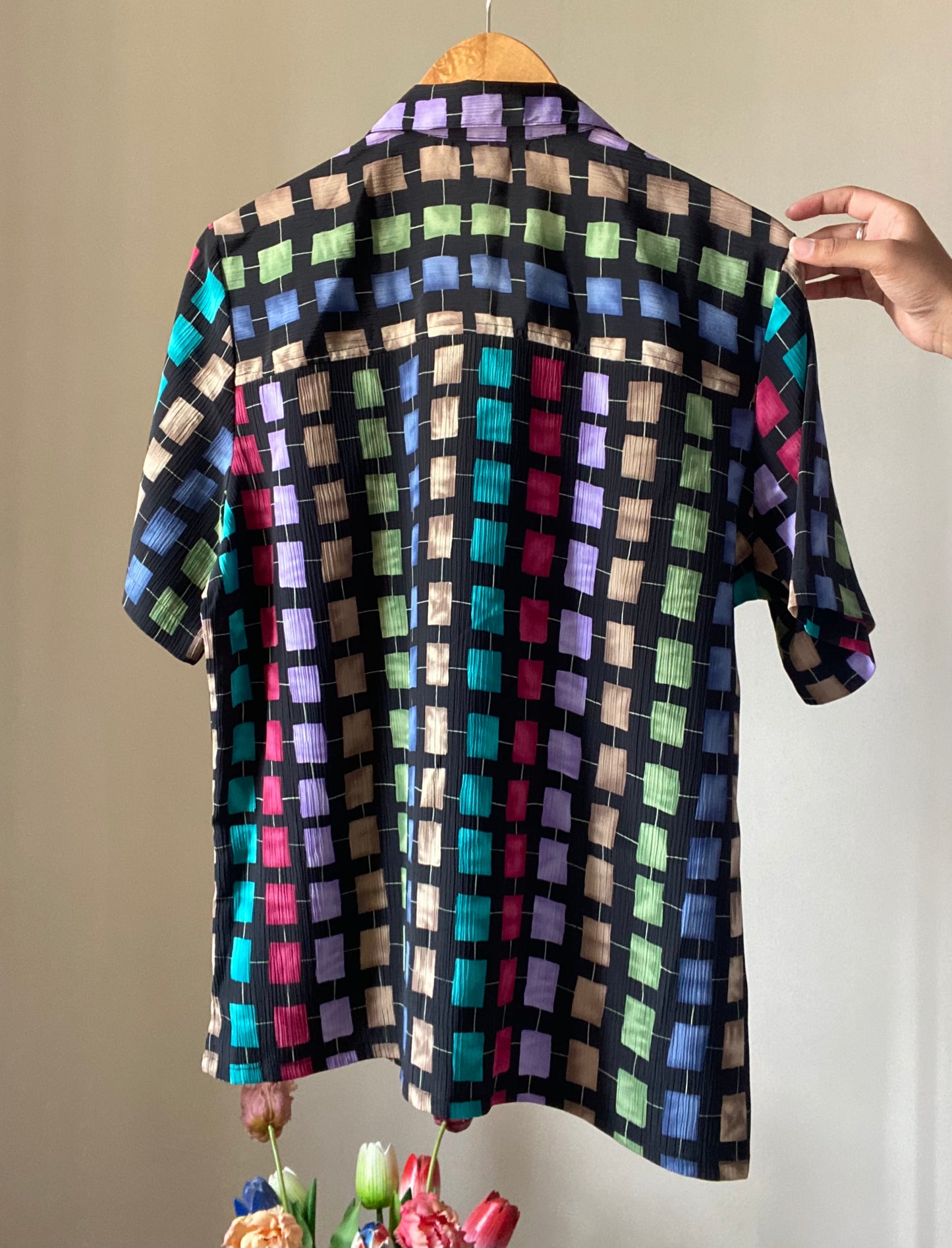 Colour Block Vintage Shirt
