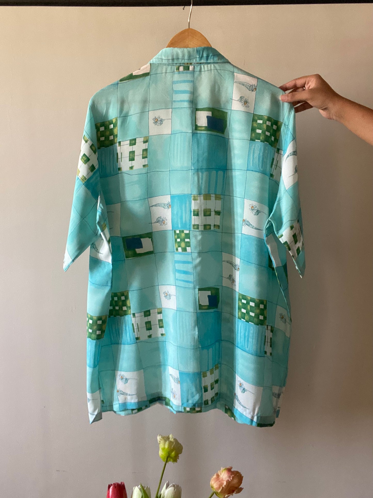 Abstract Floral Artsy Vintage Shirt