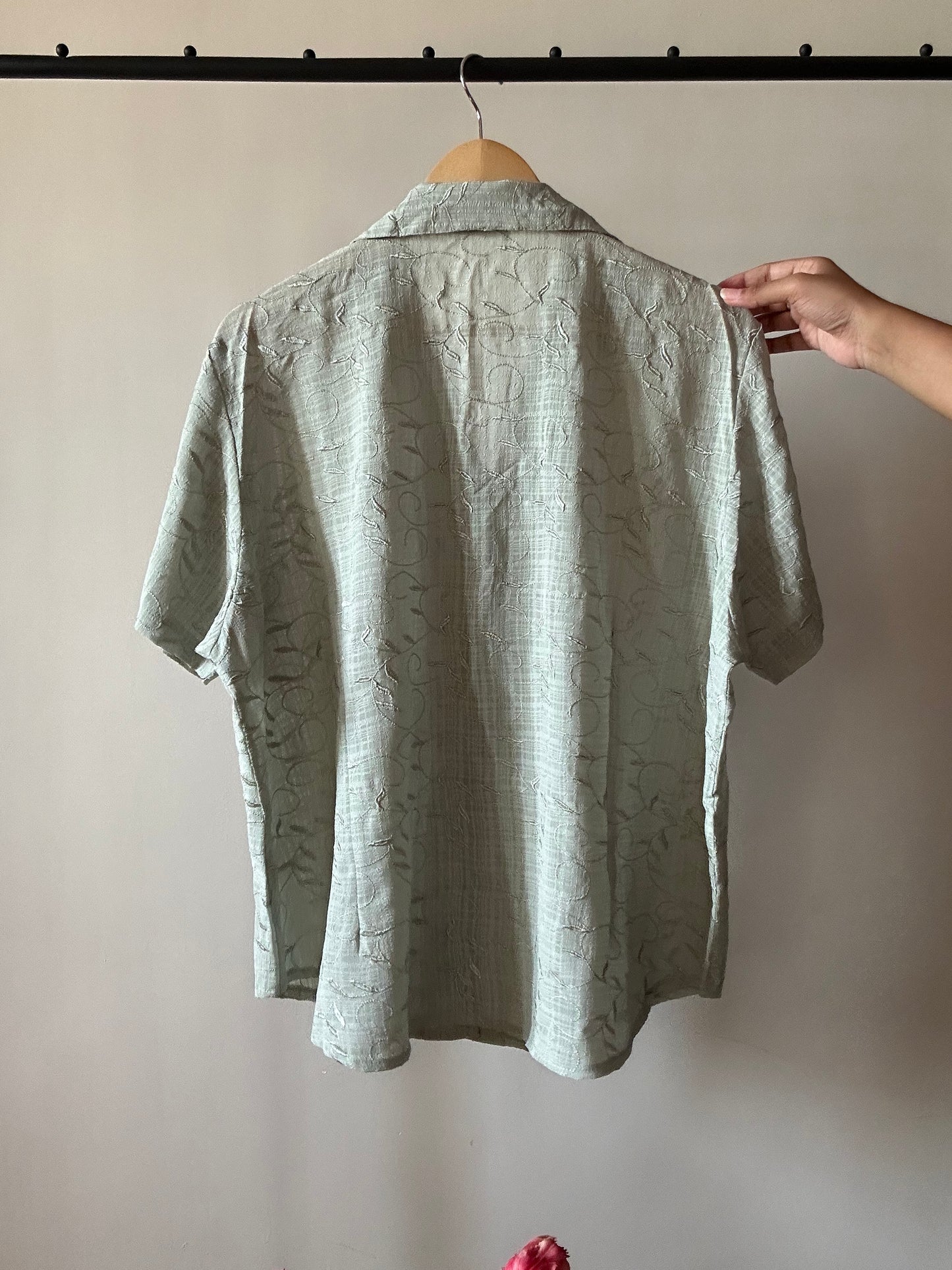 All Over Embroidered Vintage Shirt