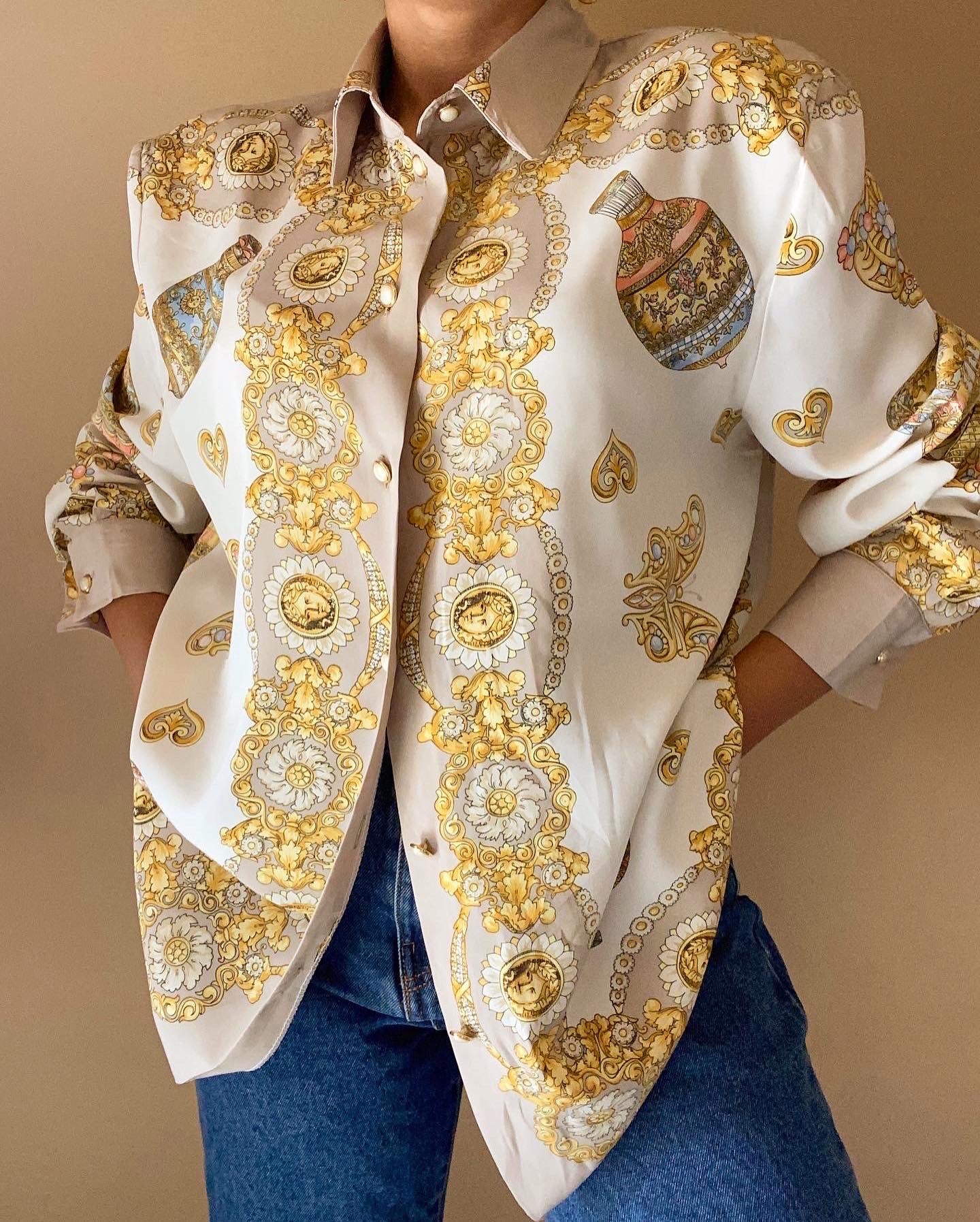 Vintage Golden Detail Shirt