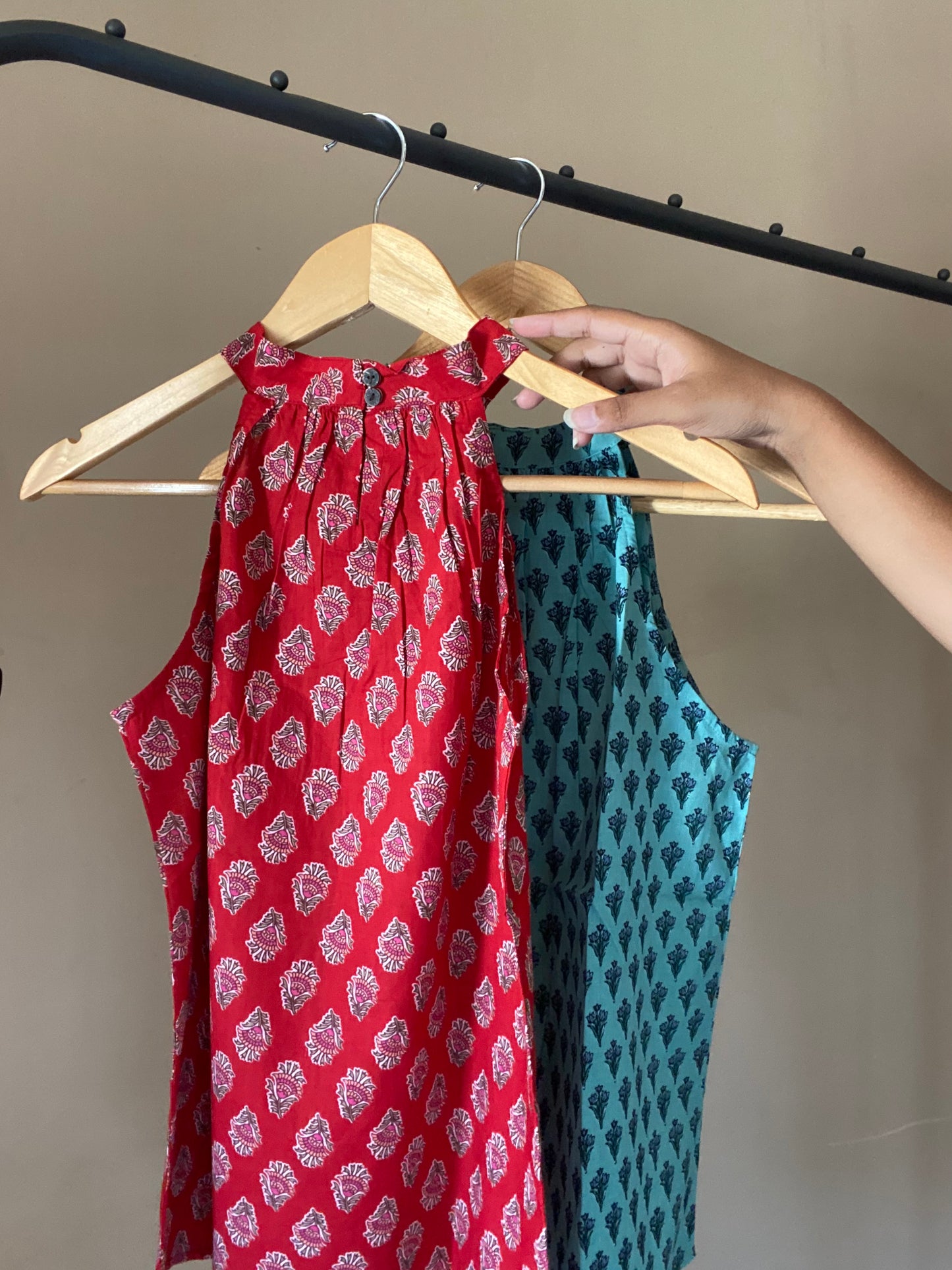 Red Halter Neck Top
