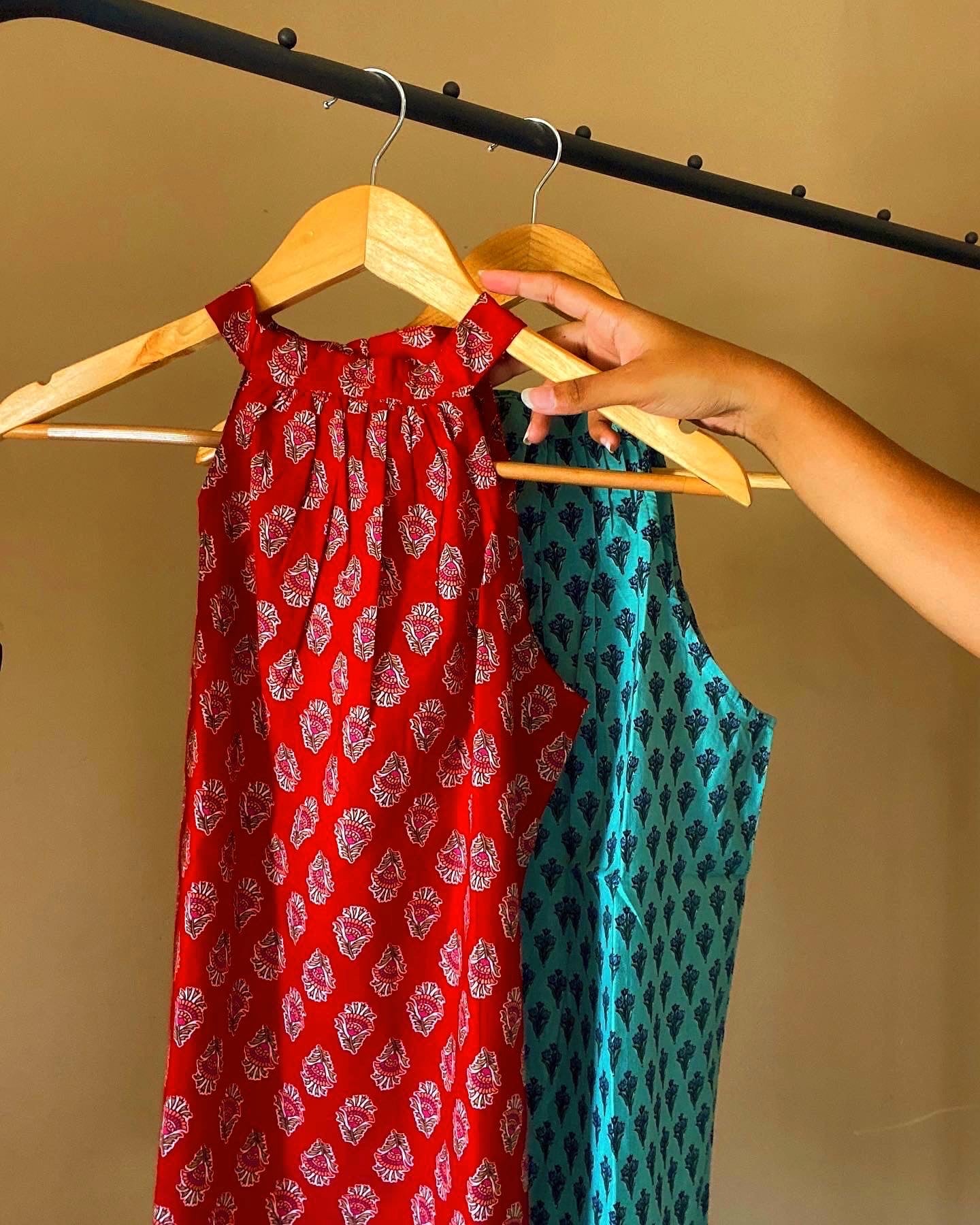 Red Halter Neck Top