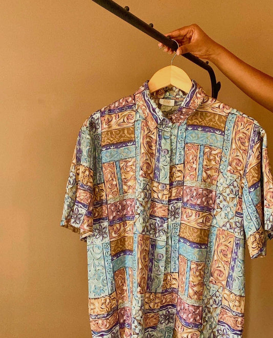 Ethnic Motifs Inspired Vintage Shirt
