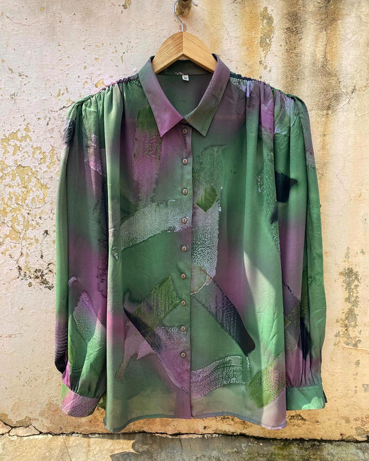 Colour Splash Green Vintage Shirt