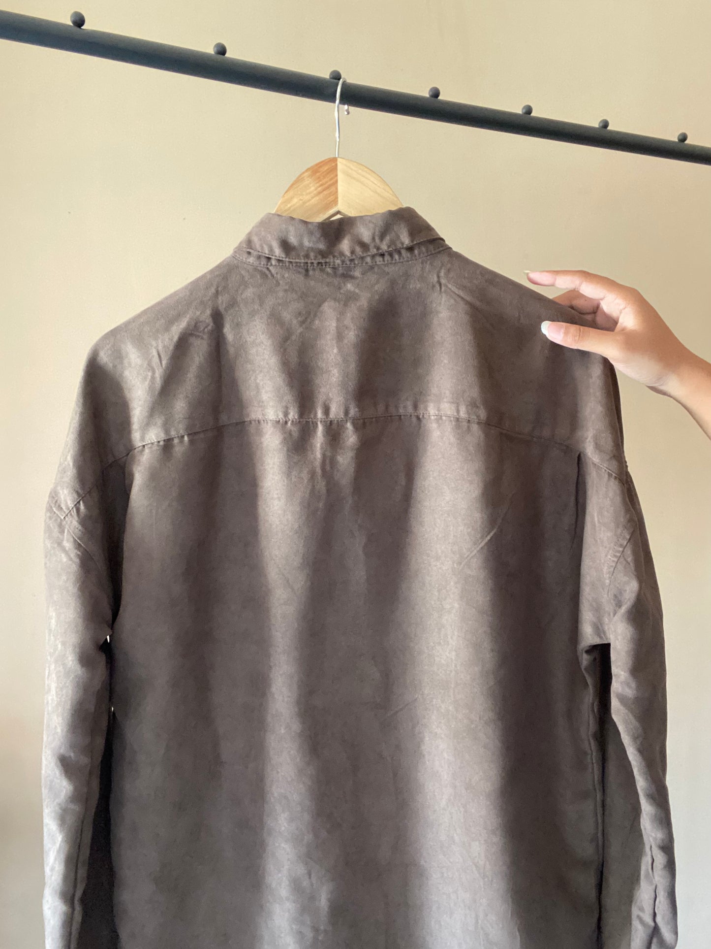 Soft Suede Dark Brown Shaket