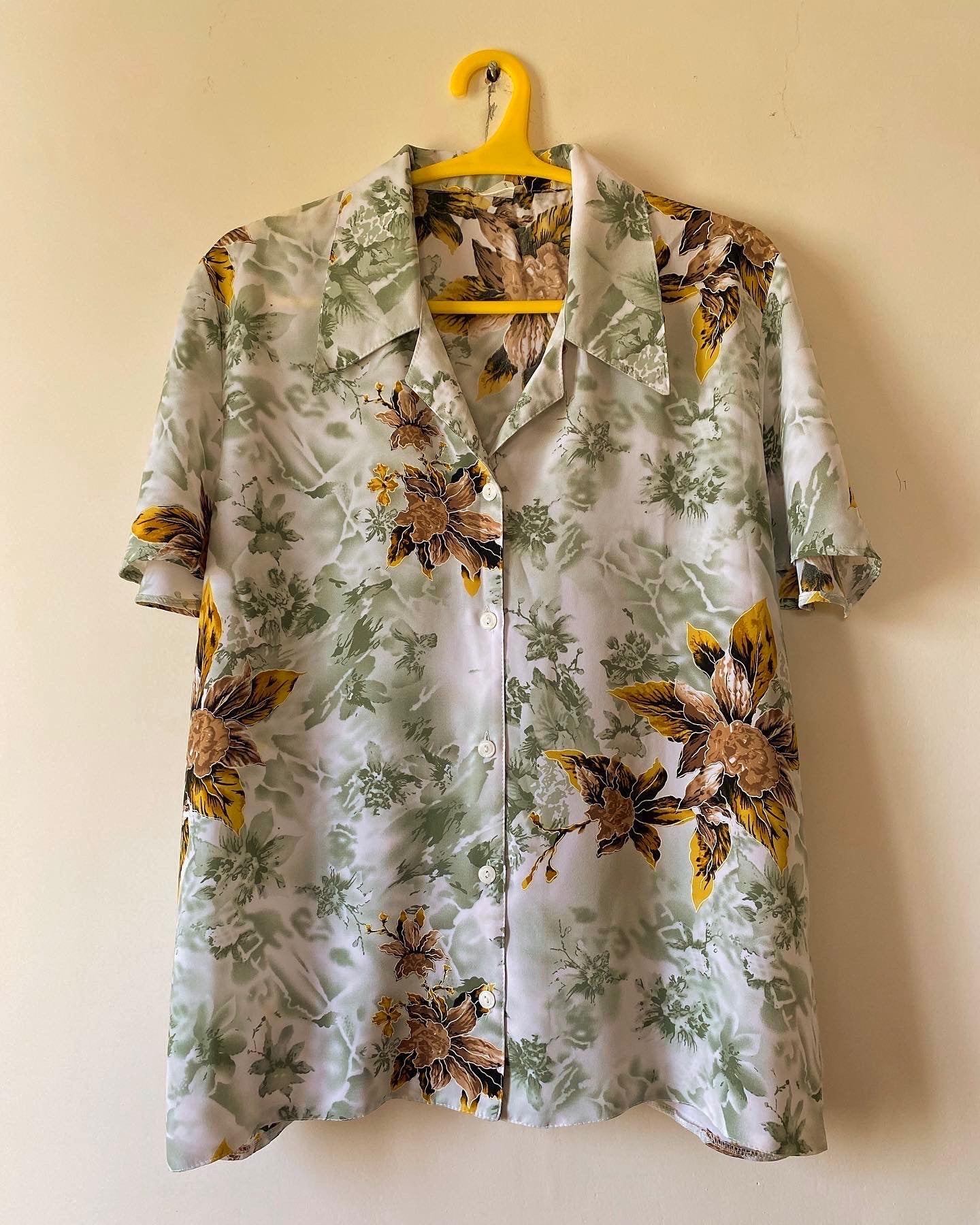 Vintage Floral Print Shirt