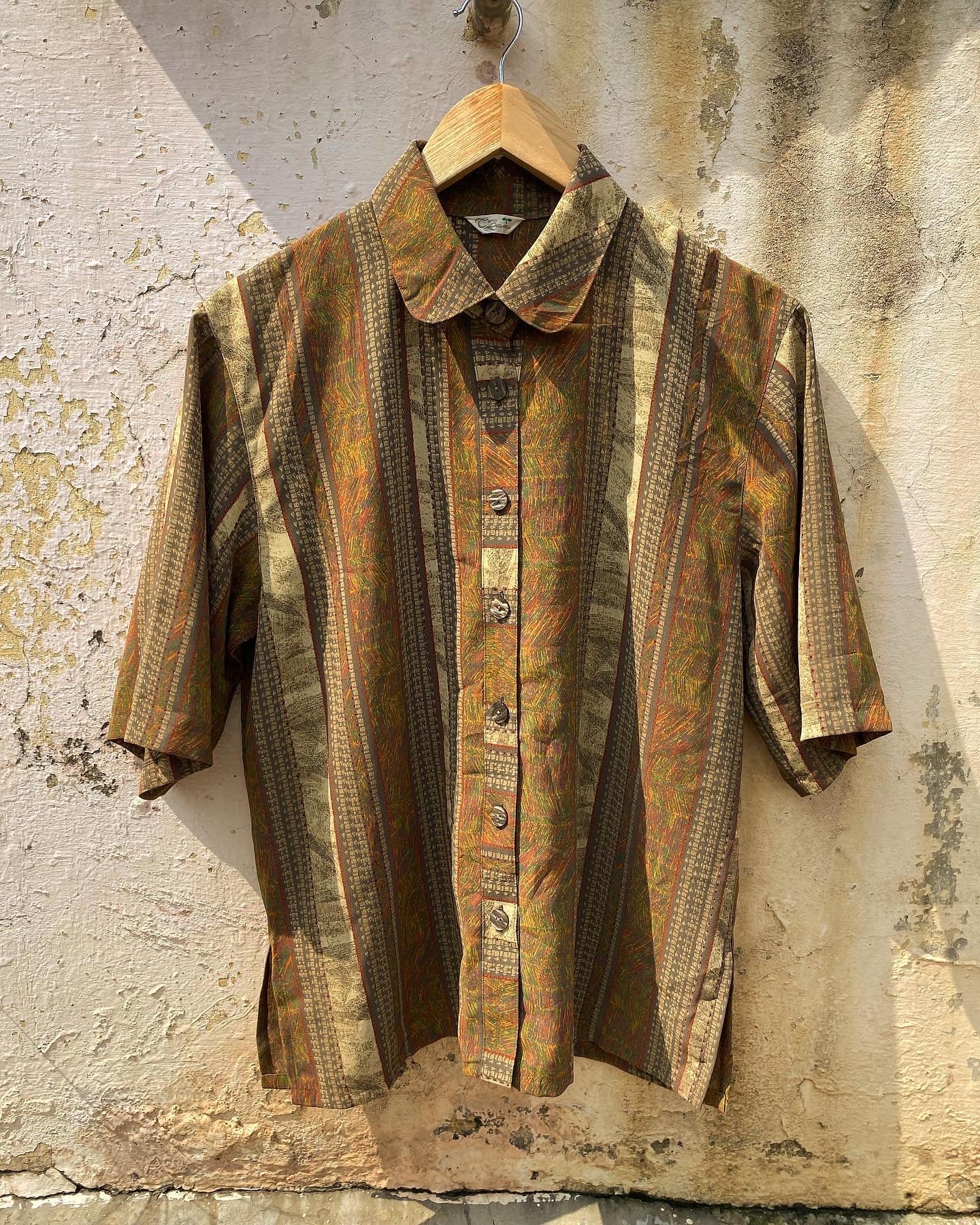 Brown Multi Pattered Vintage Shirt