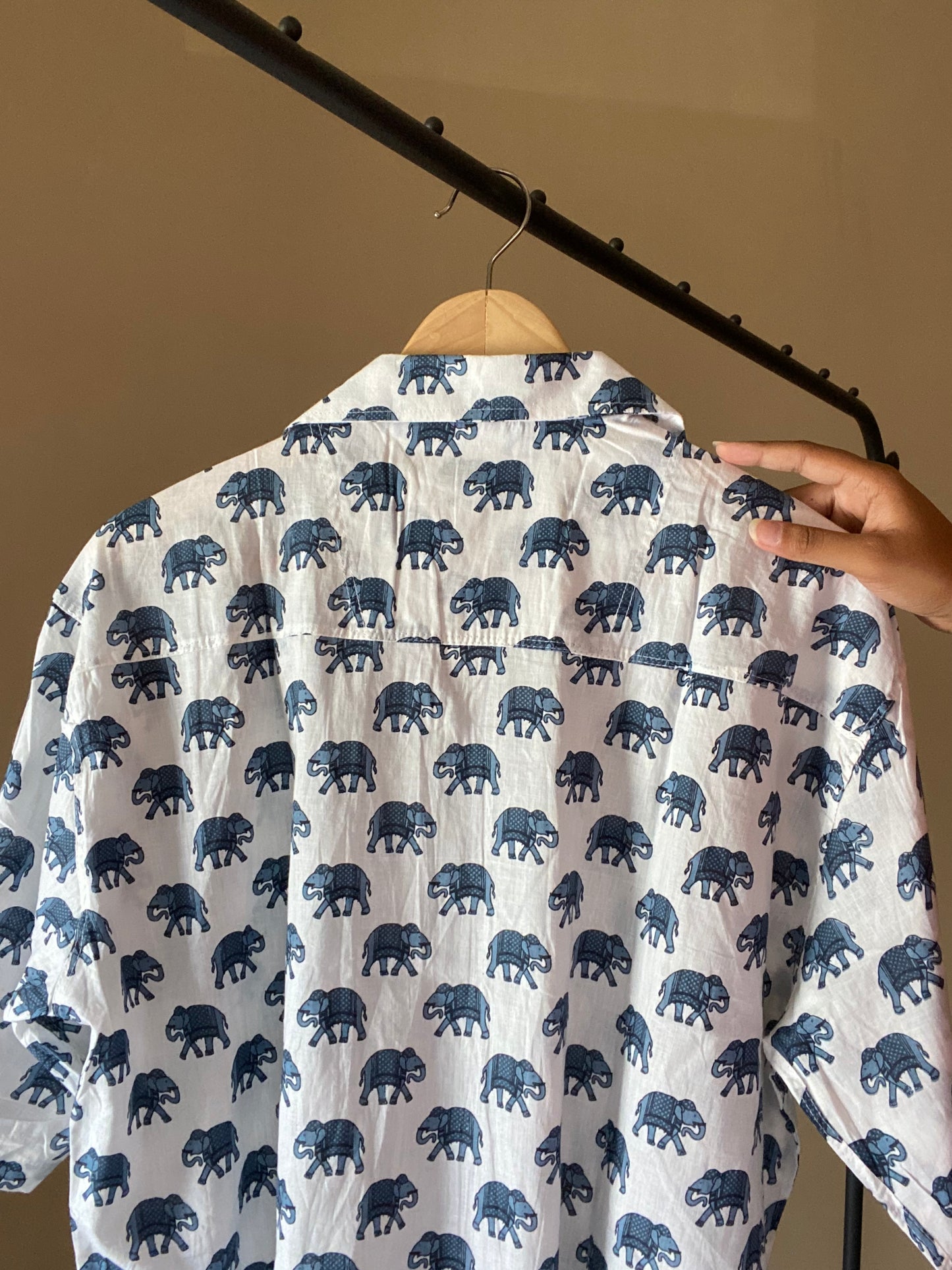 Elephant Motif Heritage Inspired Shirt