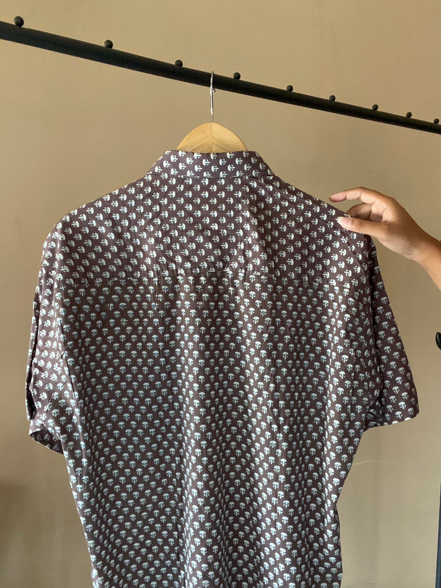 Heritage Motif Print Shirt