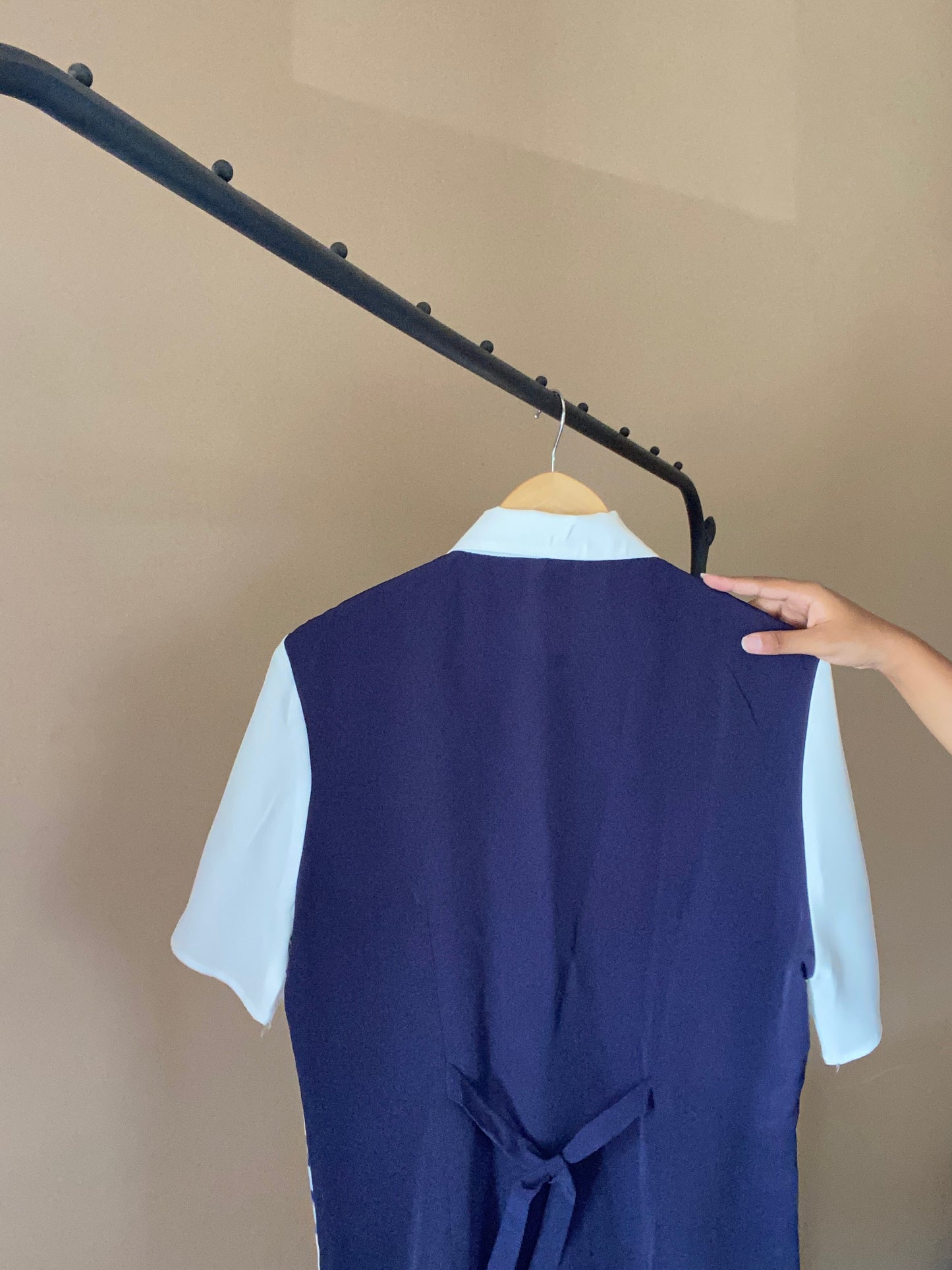Vintage White and Blue Shirt