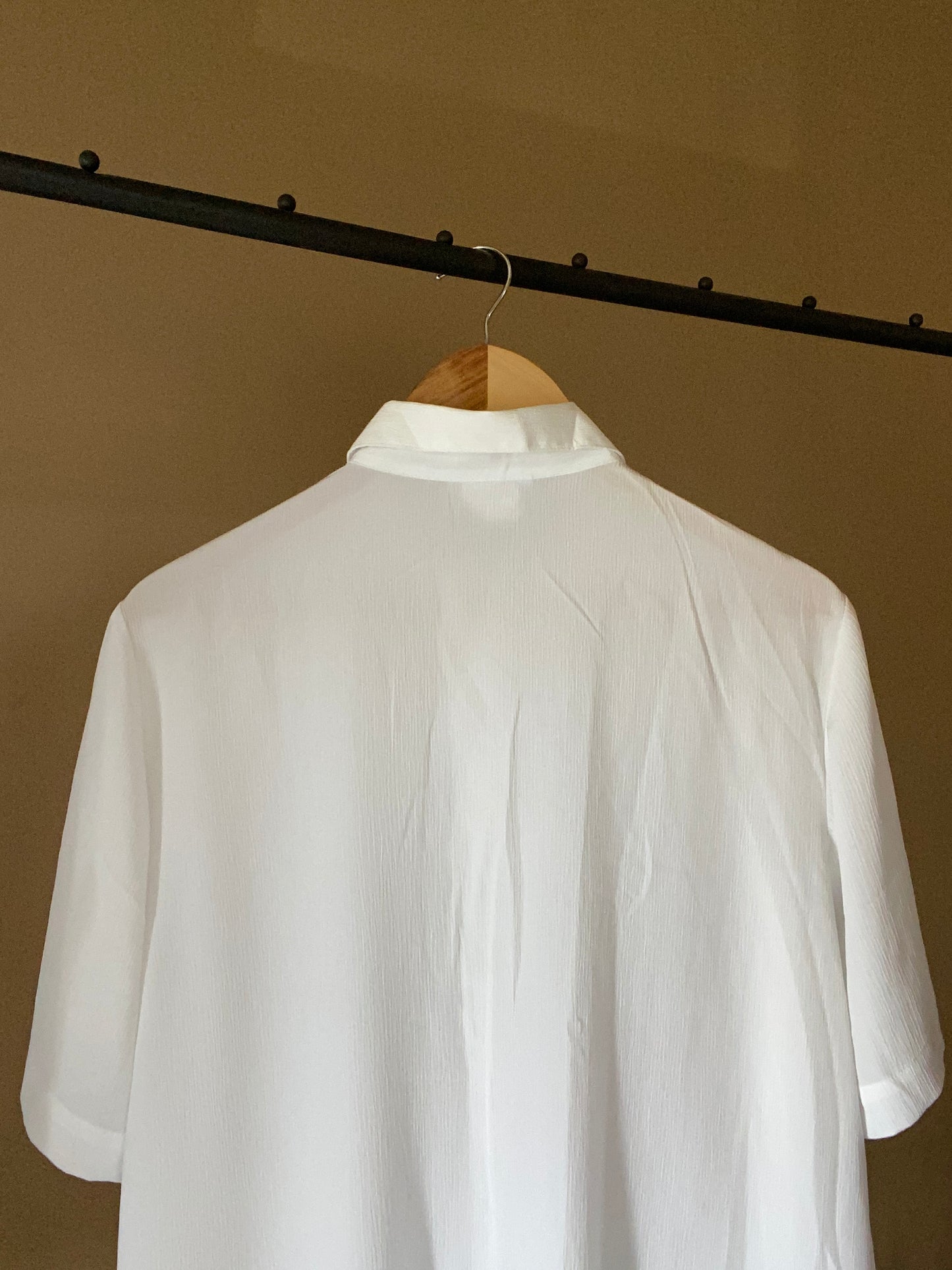 White Embroidered Shirt