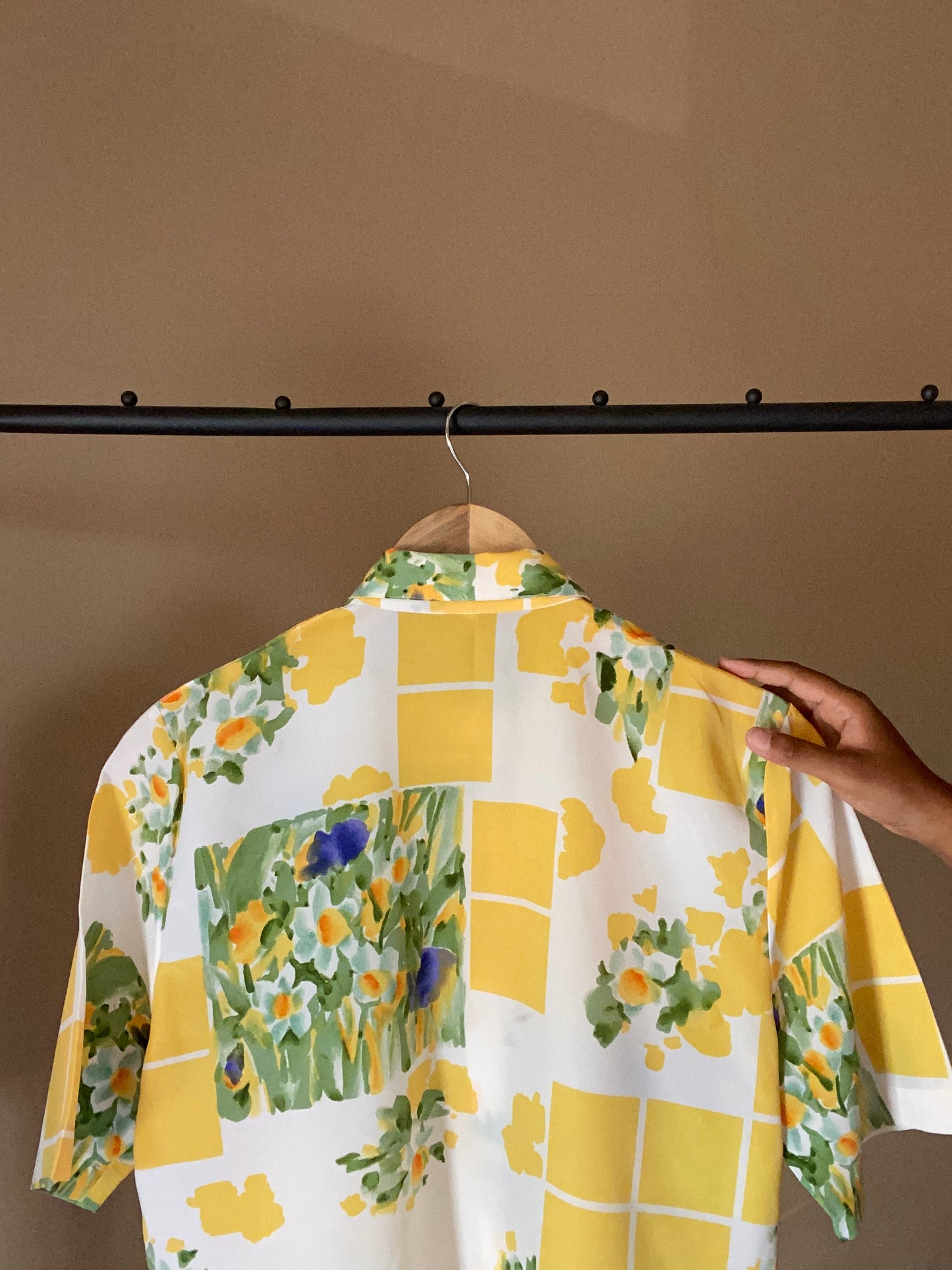 Floral Colour Blocked Vintage Shirt