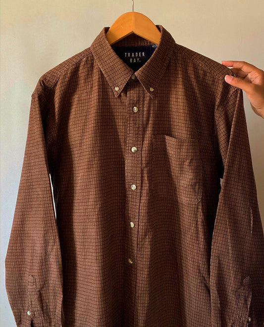 Brown Vintage Corduroy Shirt