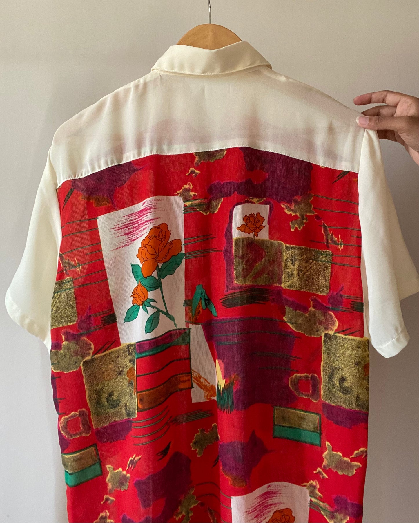 Artsy Floral Vintage Shirt