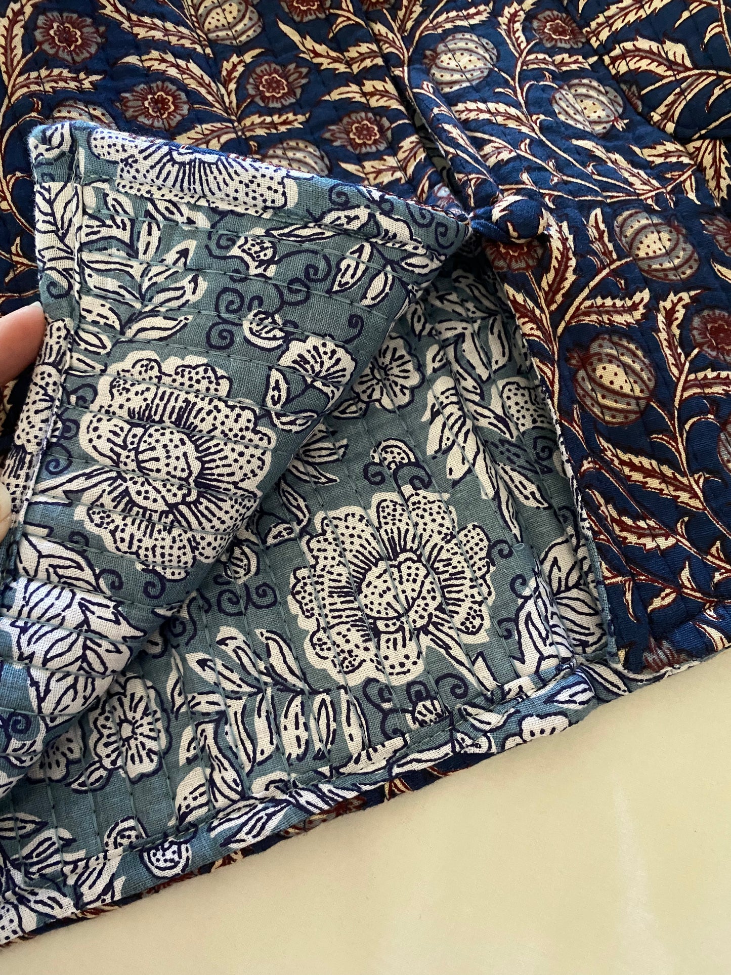 Block Print Quilted Jacket