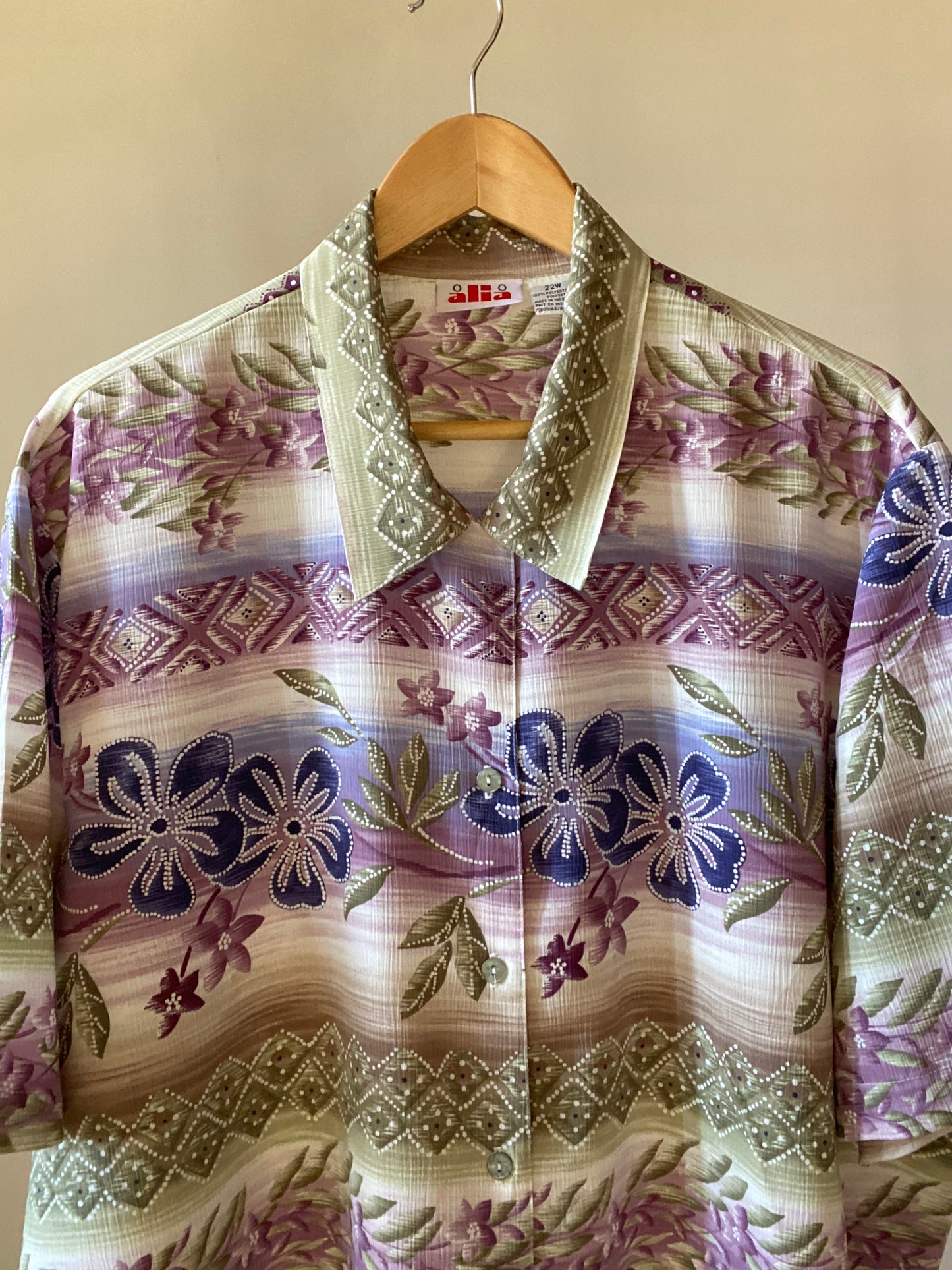 Hawaiian Multi Print Vintage Shirt