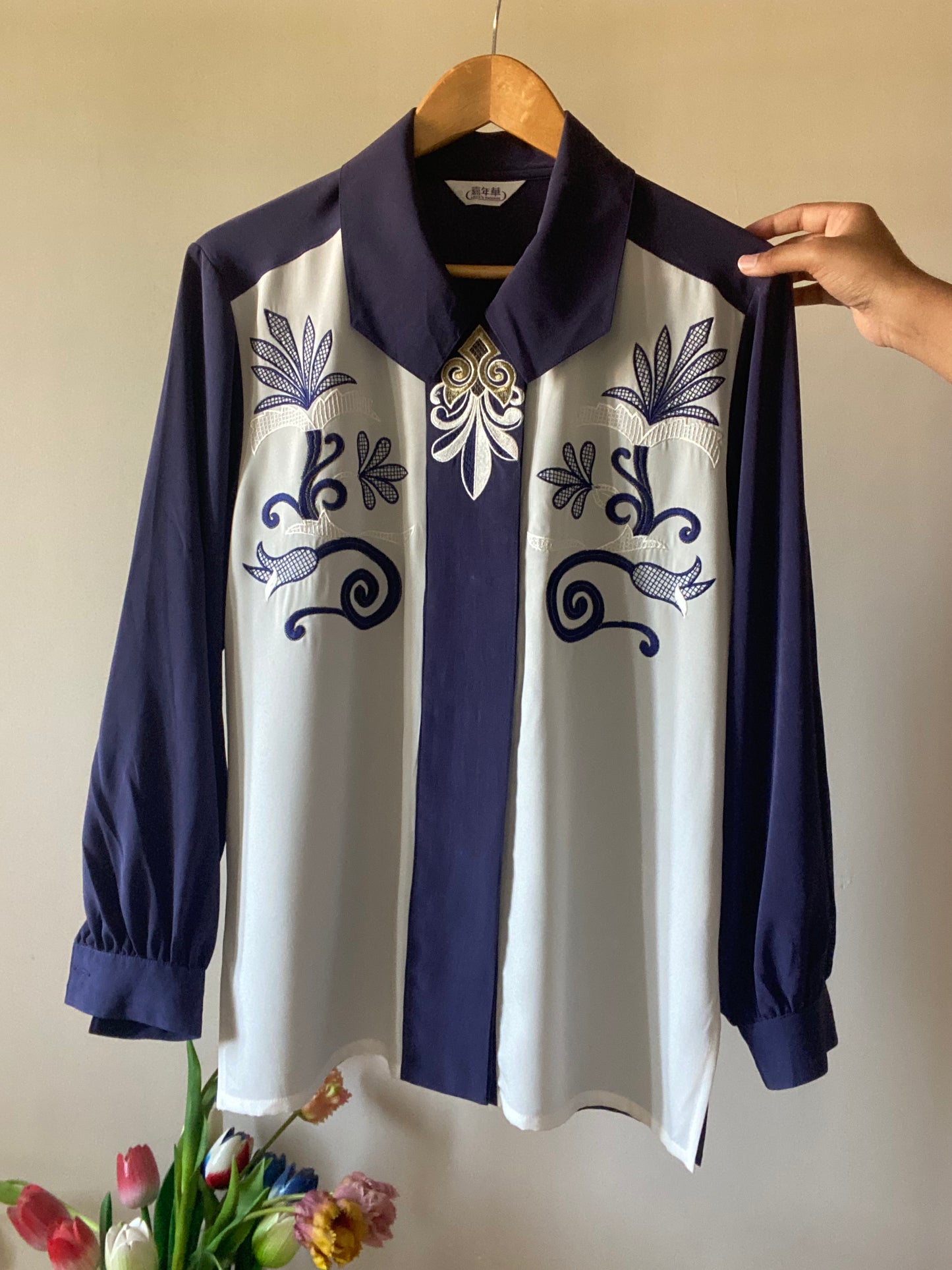 Colour Block Vintage Shirt