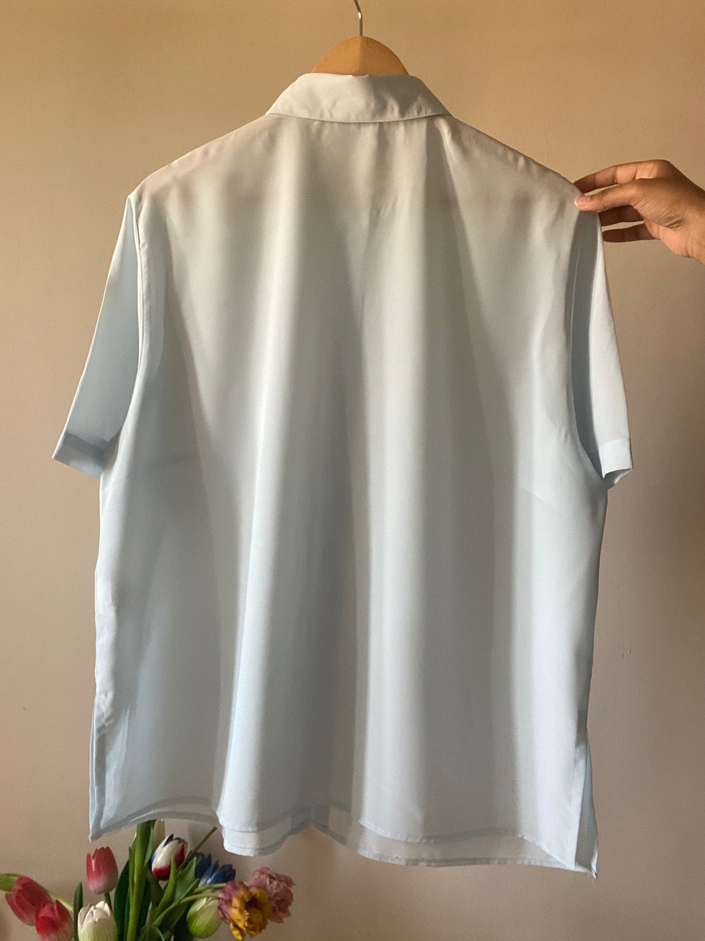 Vintage Shirt With Front Embroidery