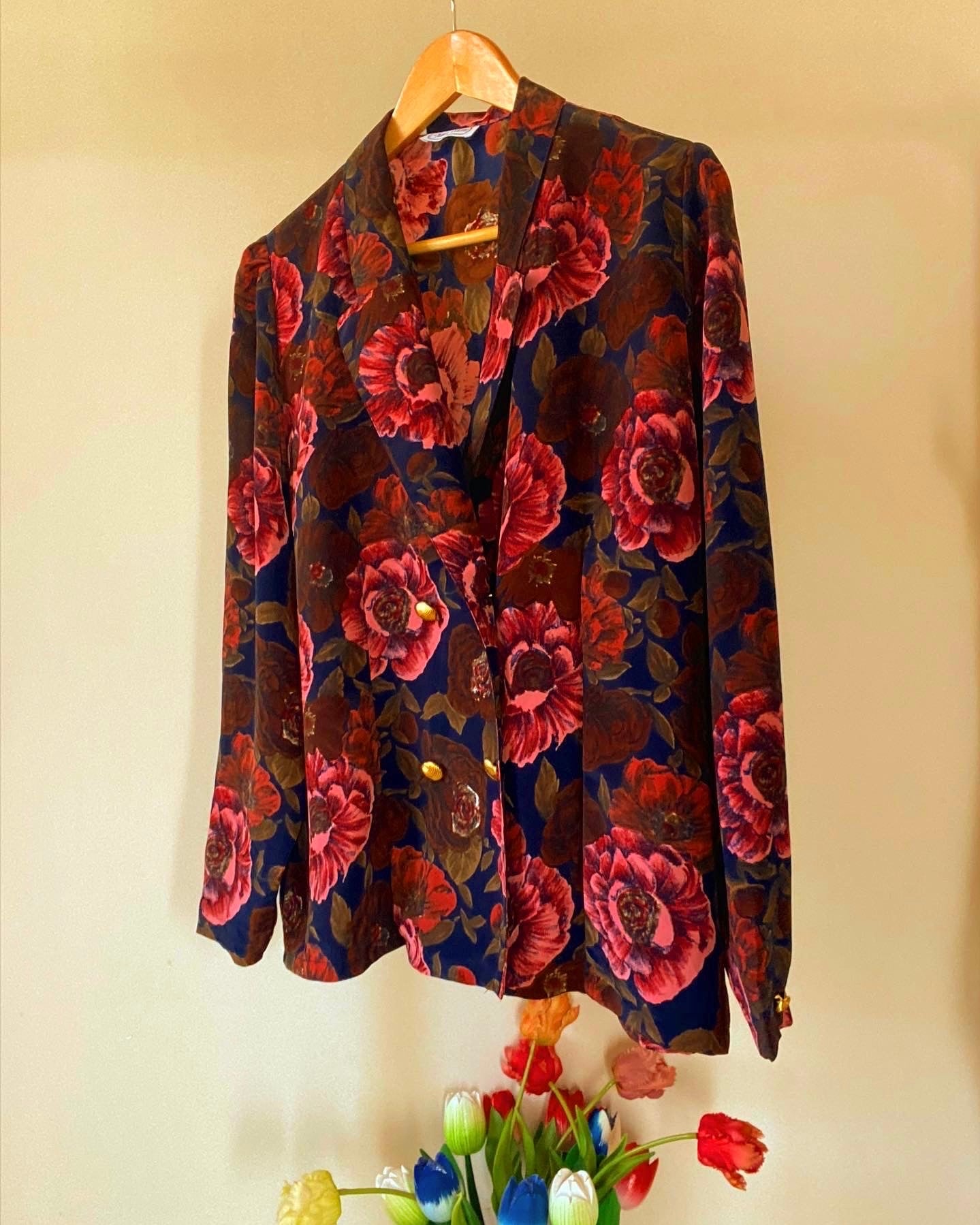 Bold Floral Vintage Shirt