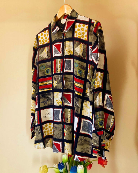 Multiple Painting Vintage Shirt