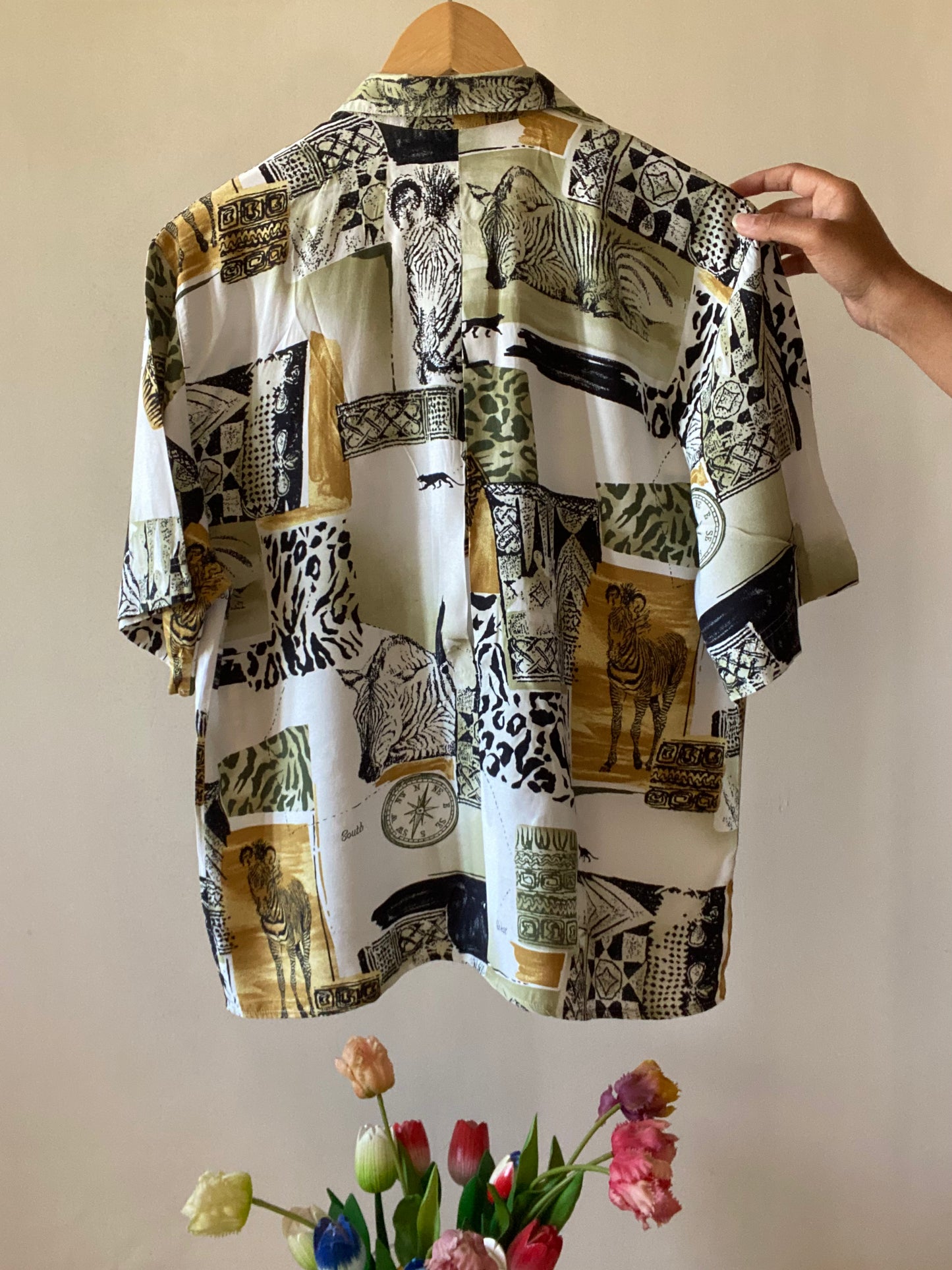 Zebra Print Vintage Shirt