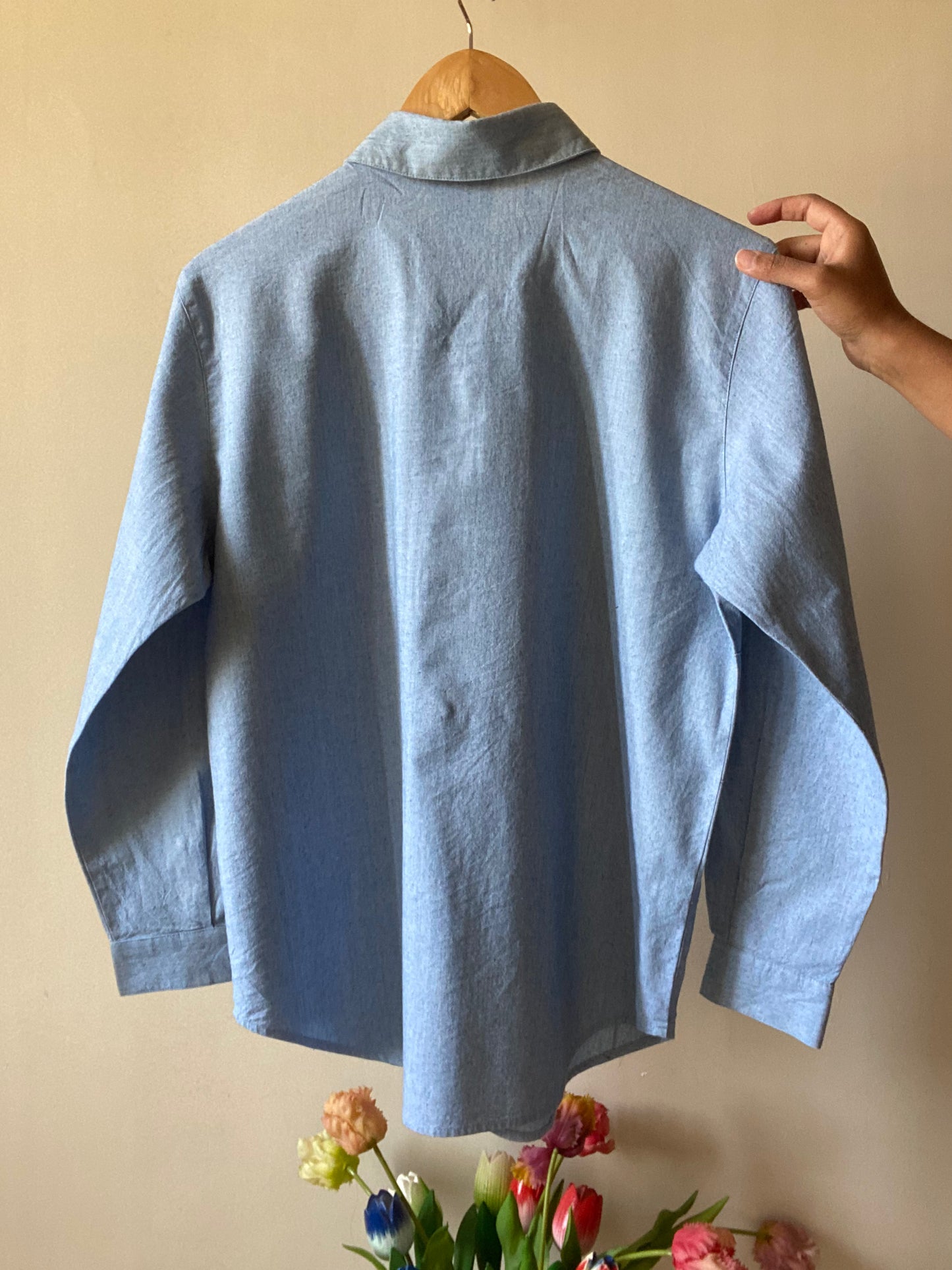 Vintage Embroidered Denim Shirt