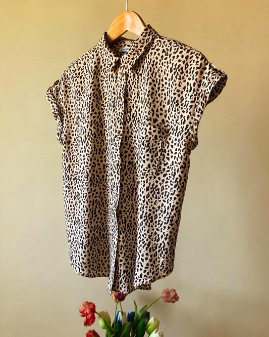 Leopard Print Vintage Shirt
