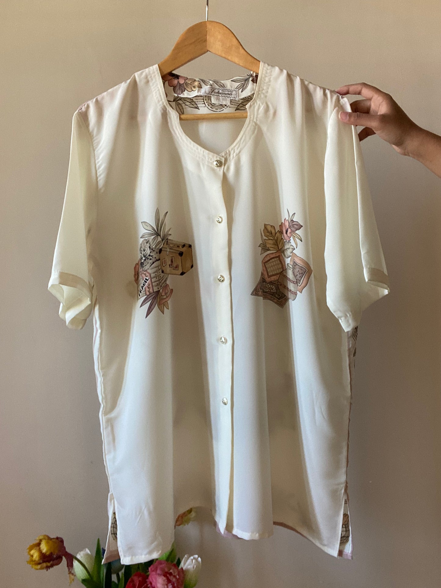 Fall Print Vintage Shirt