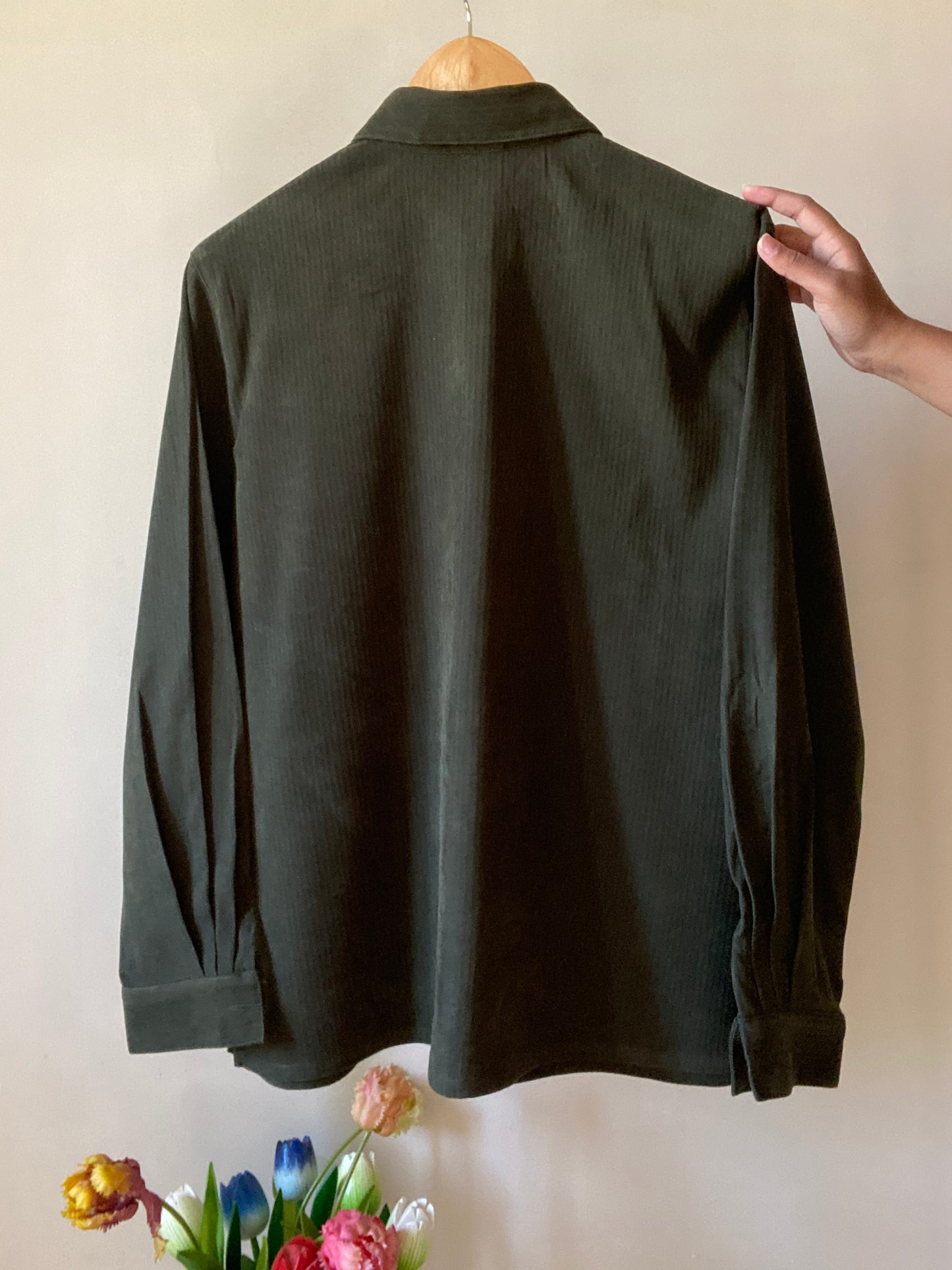 Embroidered Forest Vintage Shirt