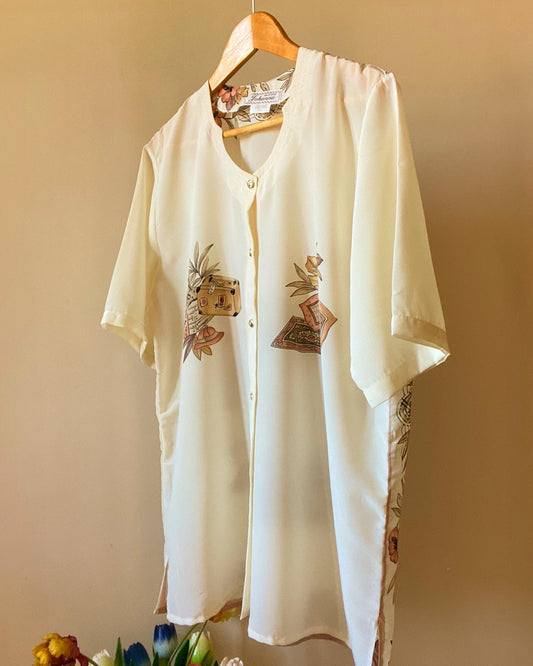 Fall Print Vintage Shirt