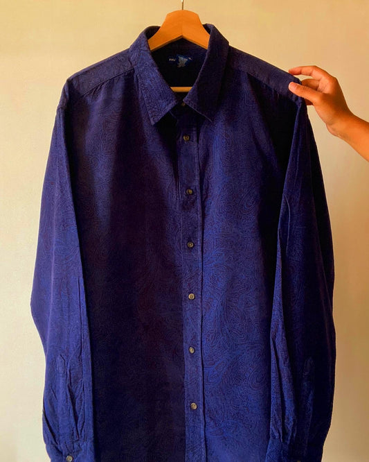 All Over Print Vintage Corduroy Shirt
