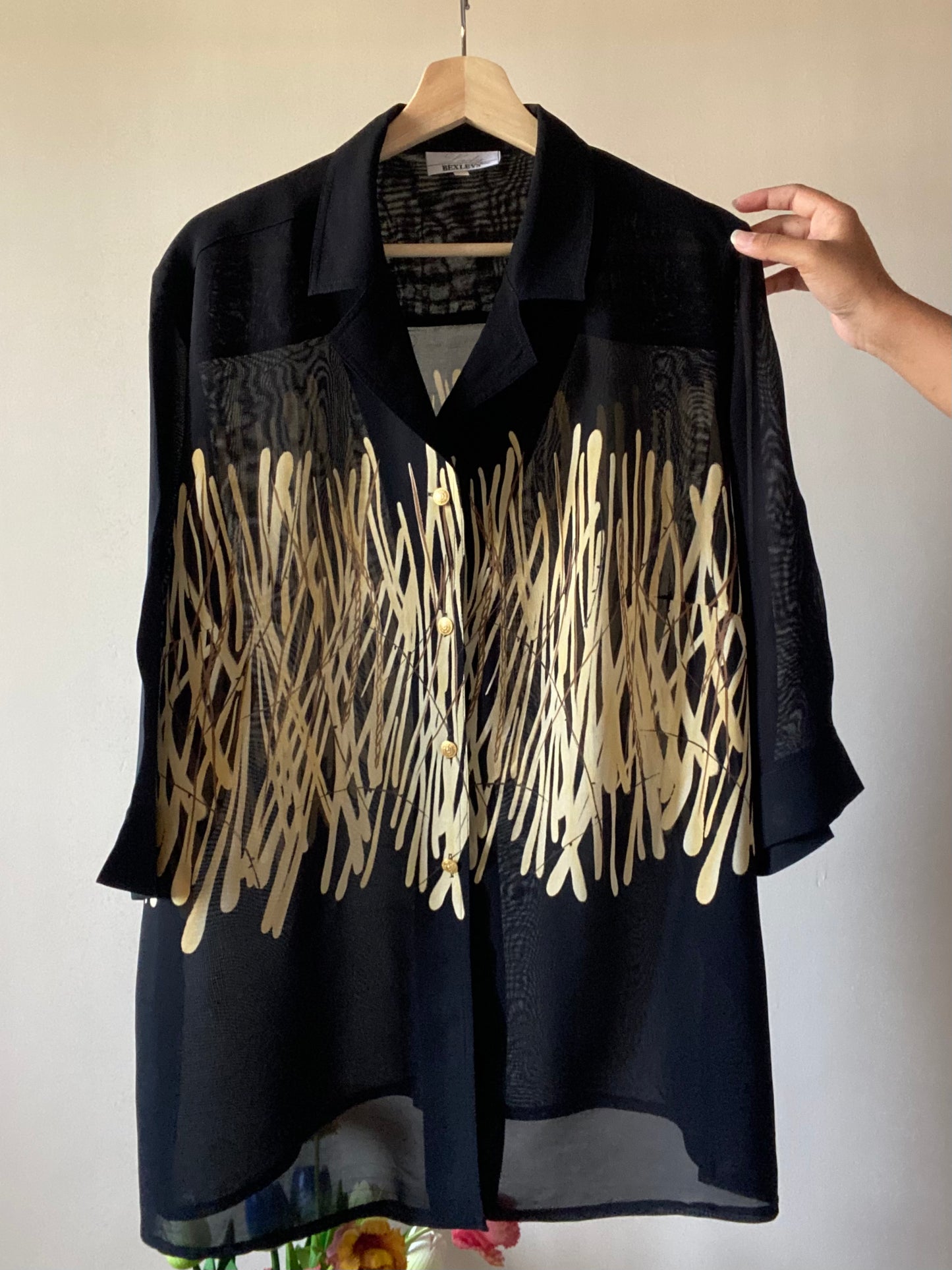 Semi Sheer Minimalist Vintage Shirt