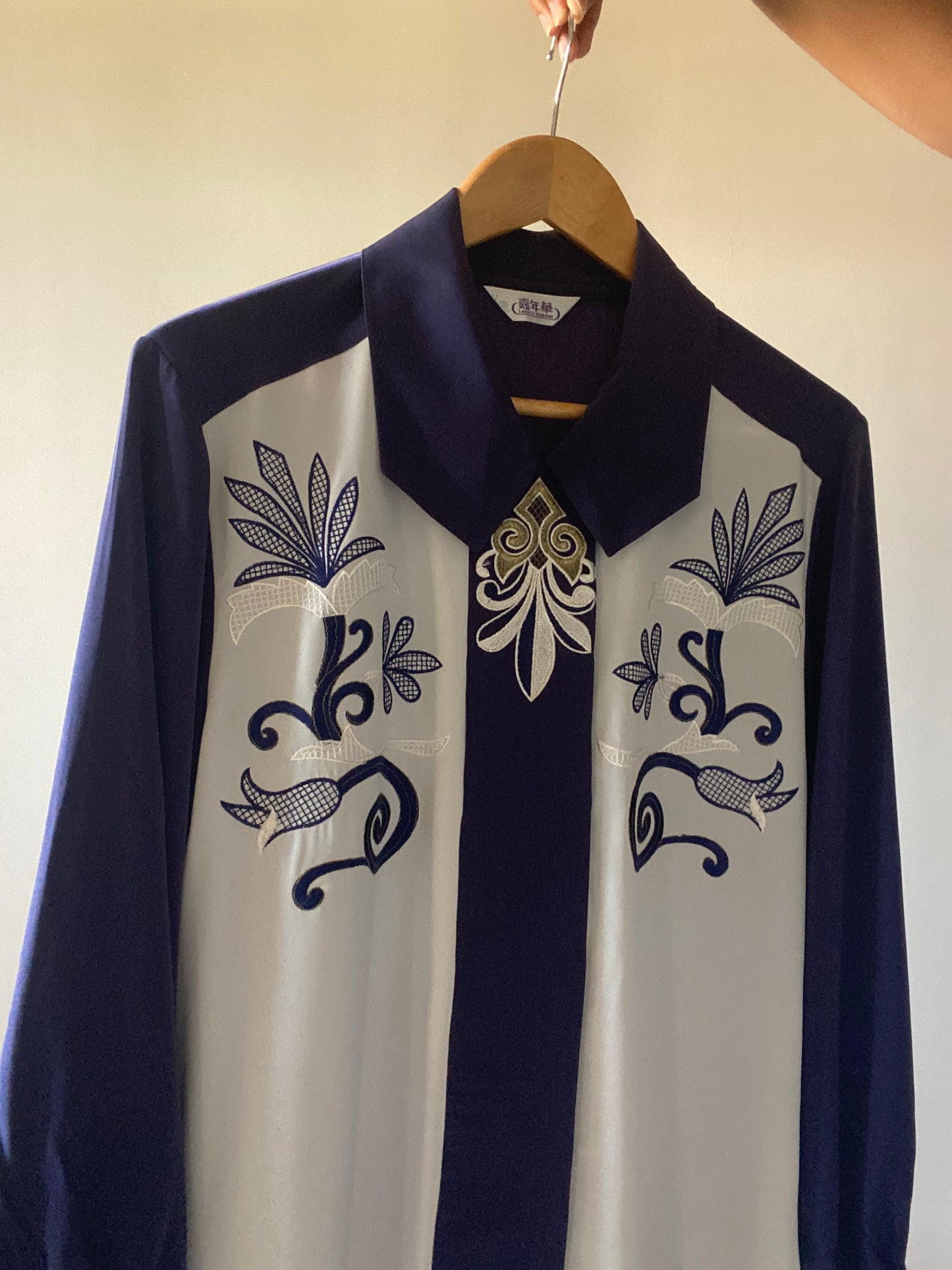 Colour Block Vintage Shirt