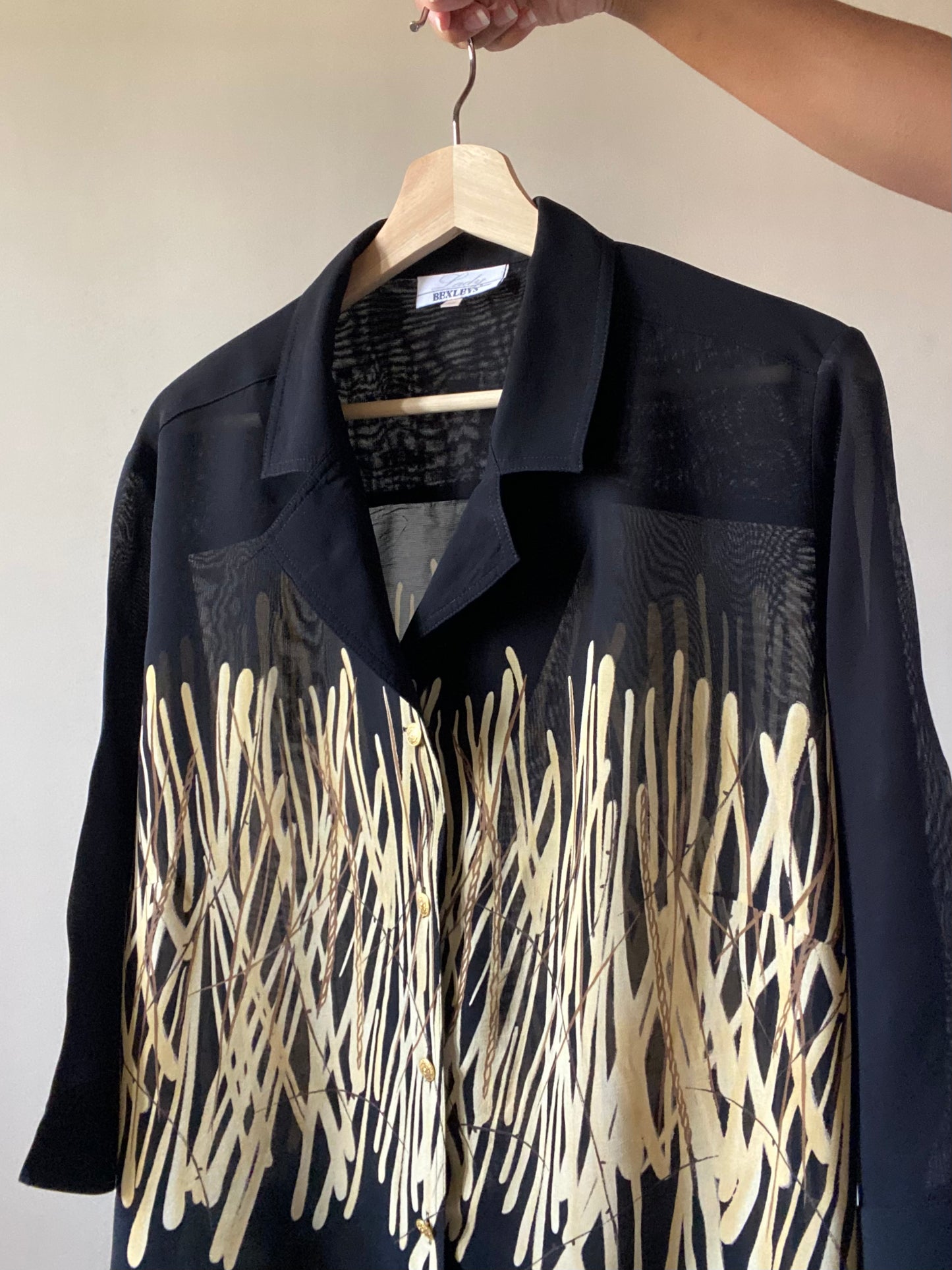 Semi Sheer Minimalist Vintage Shirt