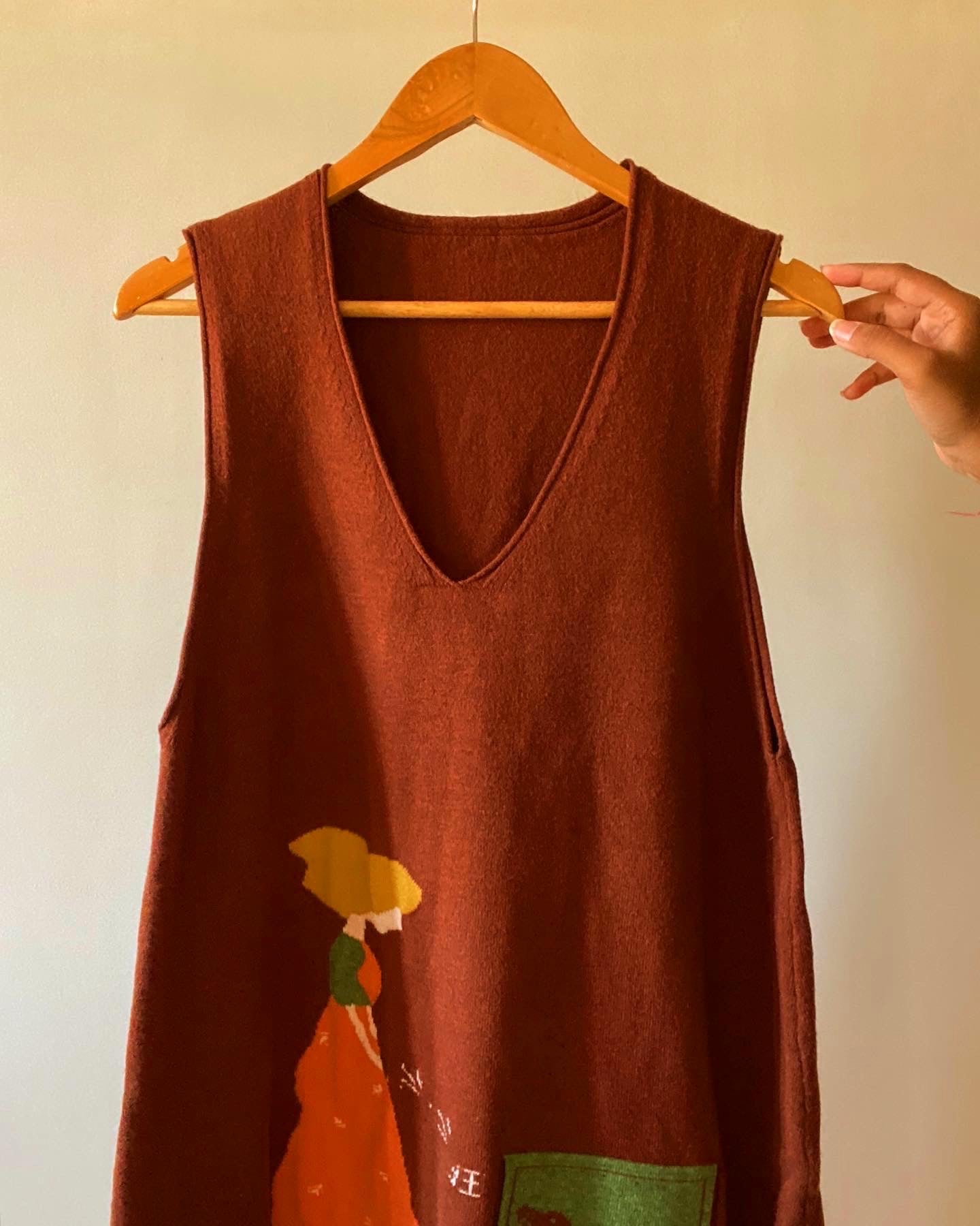 Relationship Inspired Vintage Sweater Vest
