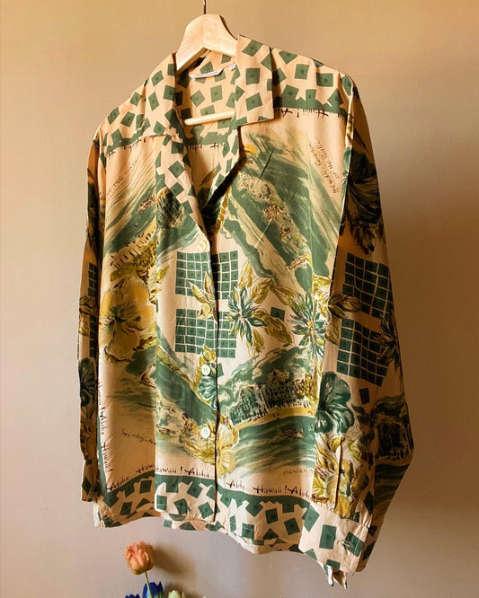 Hawaiian Print Vintage Shirt